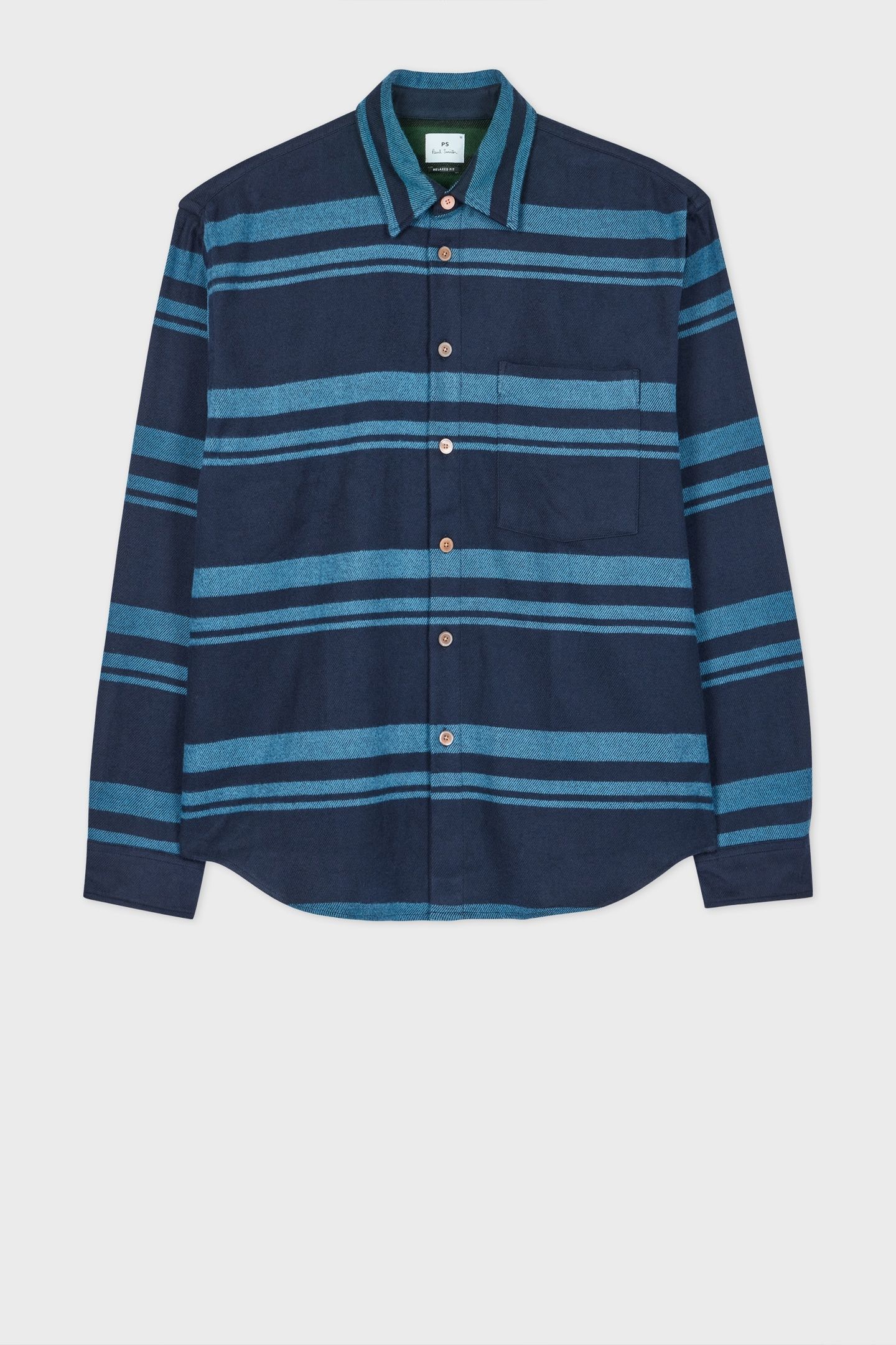 LS RELAXED FIT FIT SHIRT VERY DARK NAVY 1