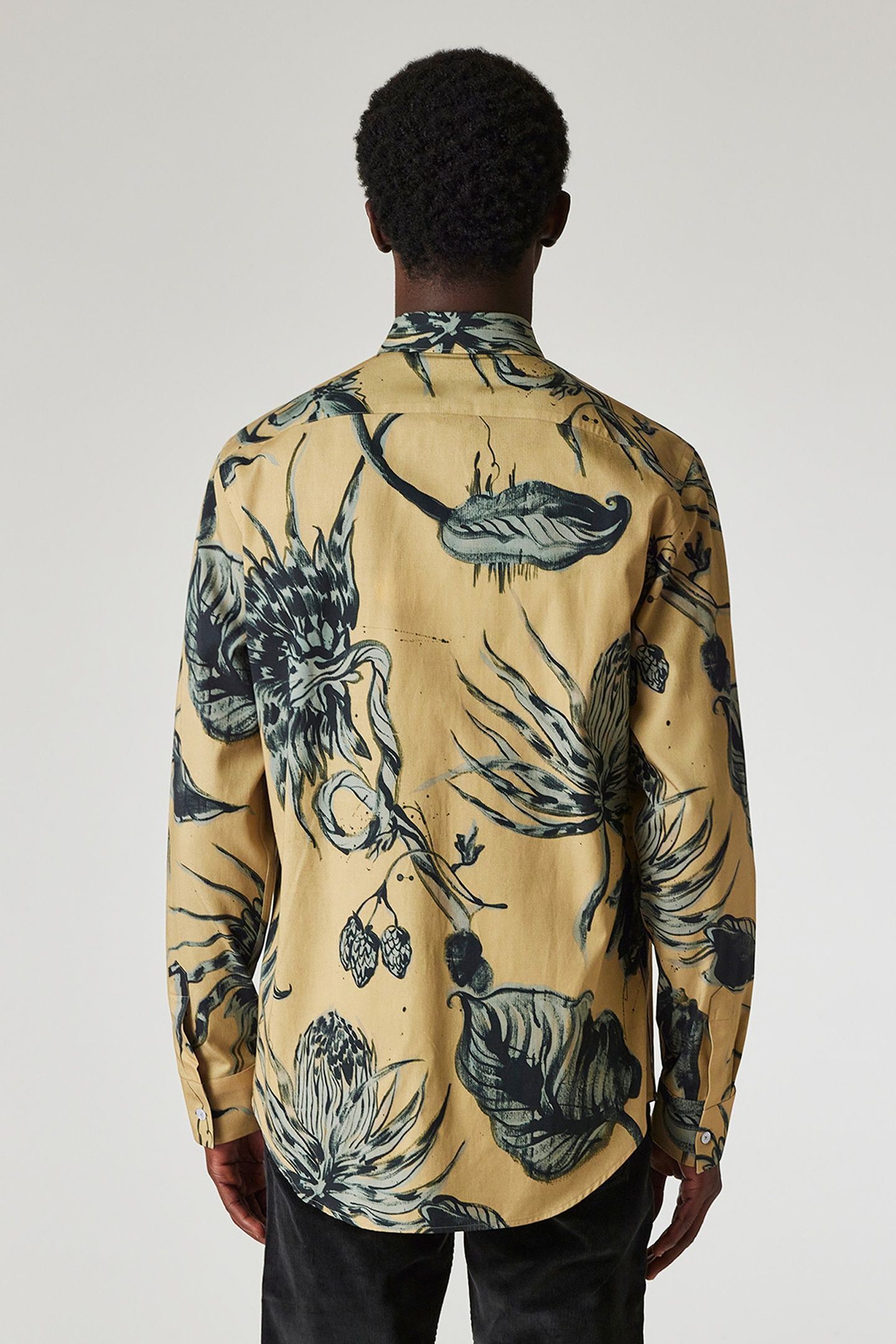 S/C REGULAR FIT SHIRT SAND 3
