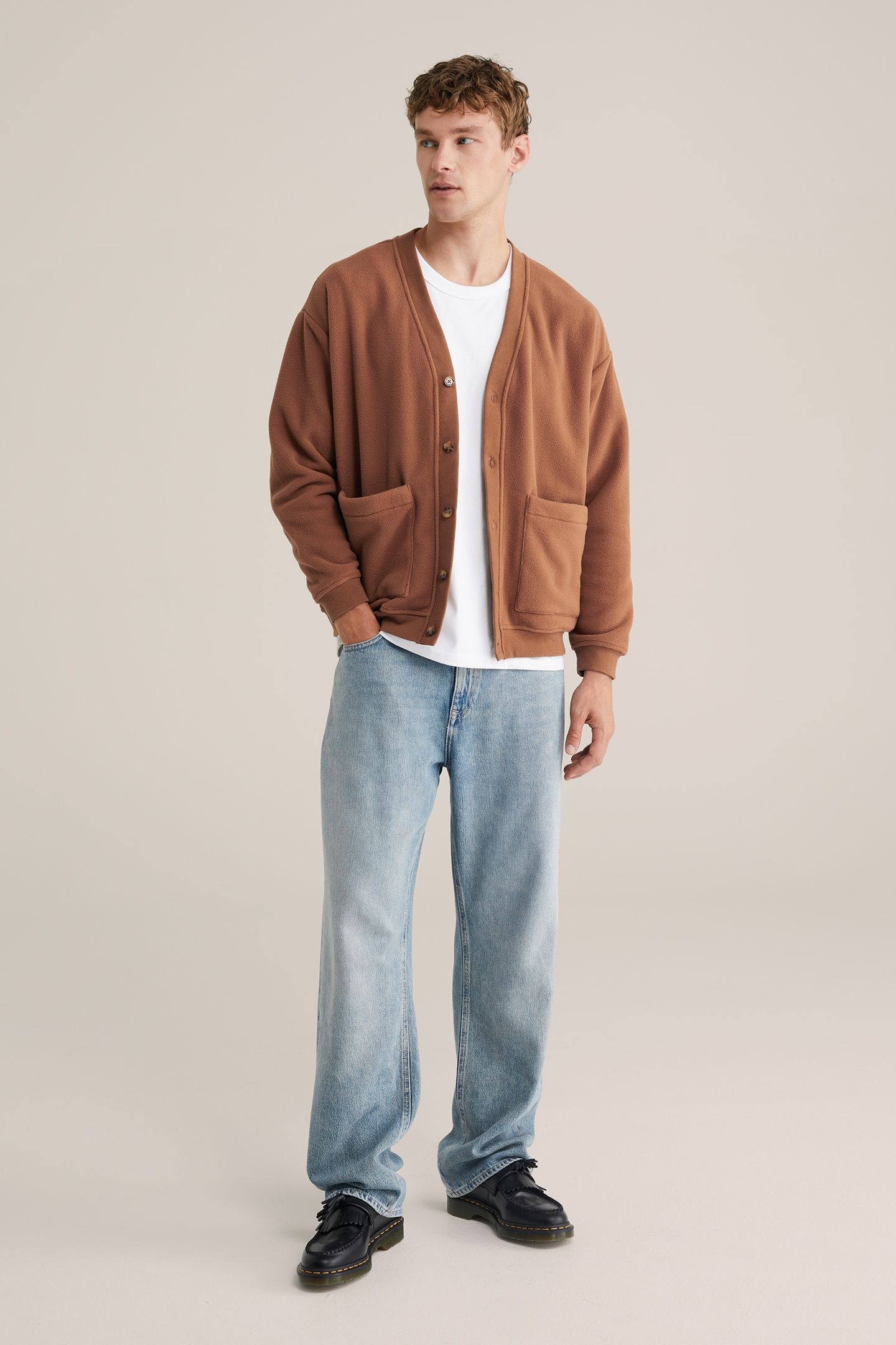 CARDIGAN CINNAMON BROWN 3