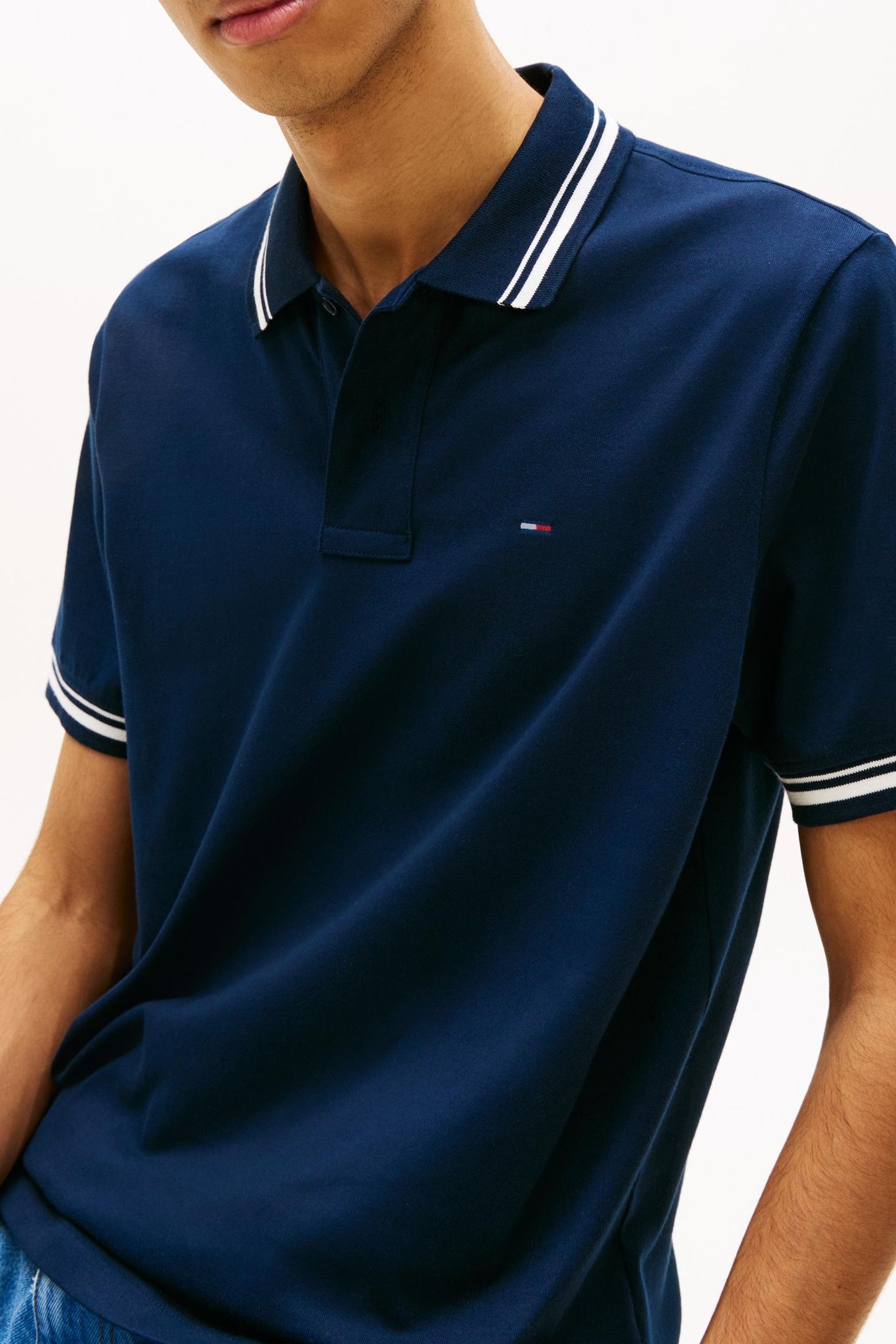 REGULAR TIPPED POLO DARK BLUE 5