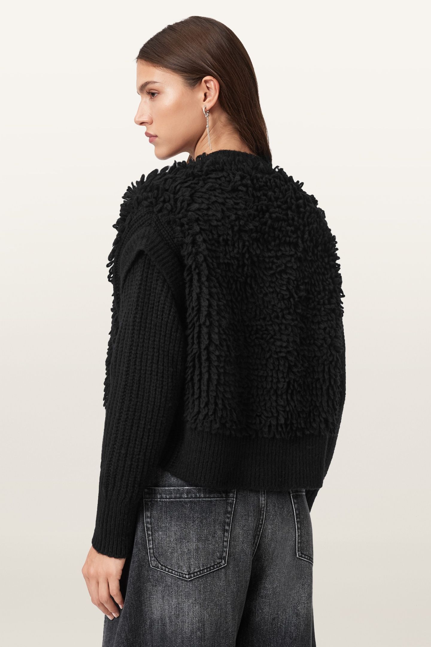 ELIAS CARDIGAN BLACK 2