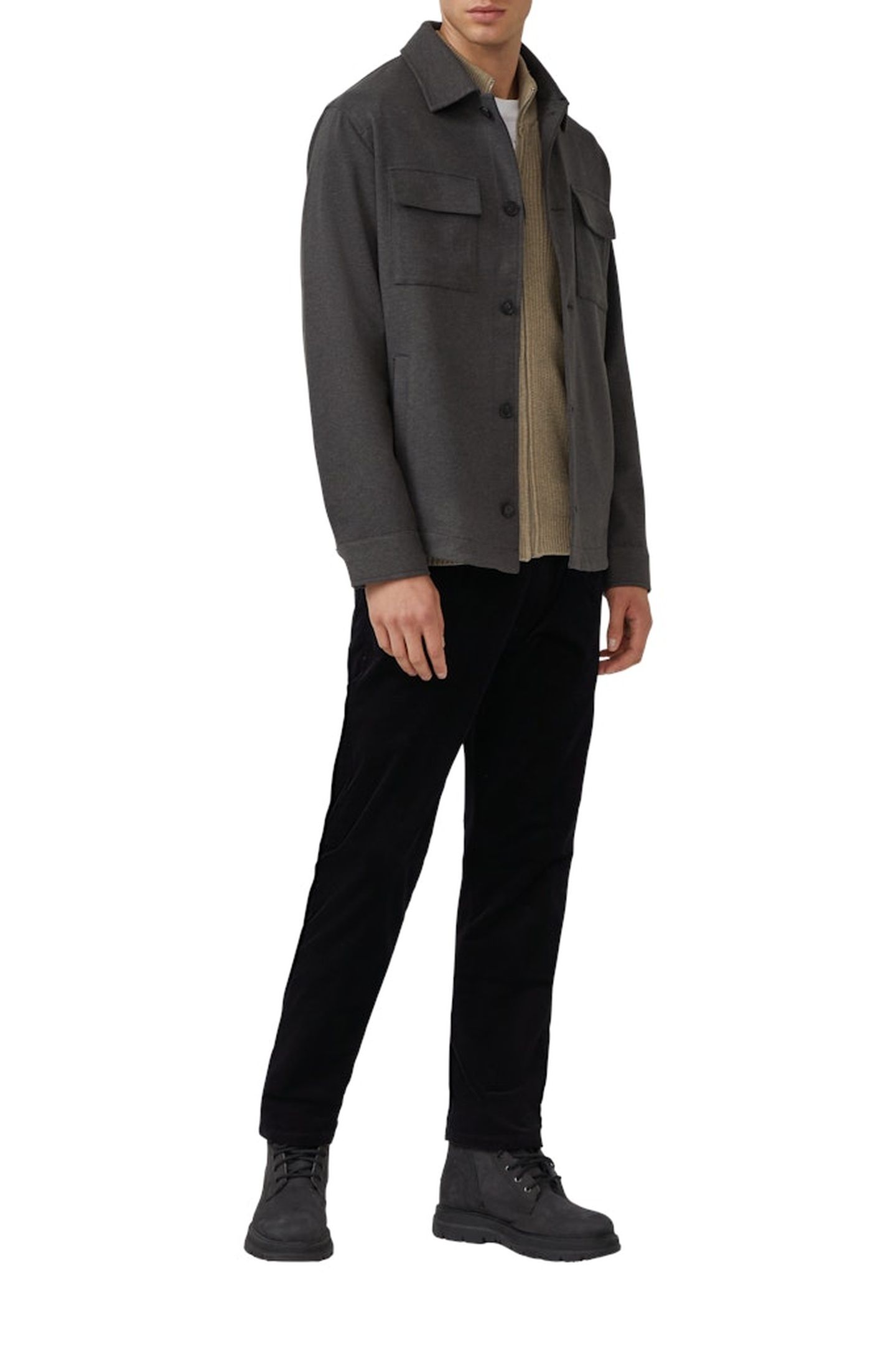 S.OLIVER JACKETS OUTDOOR GREY/BLACK 2
