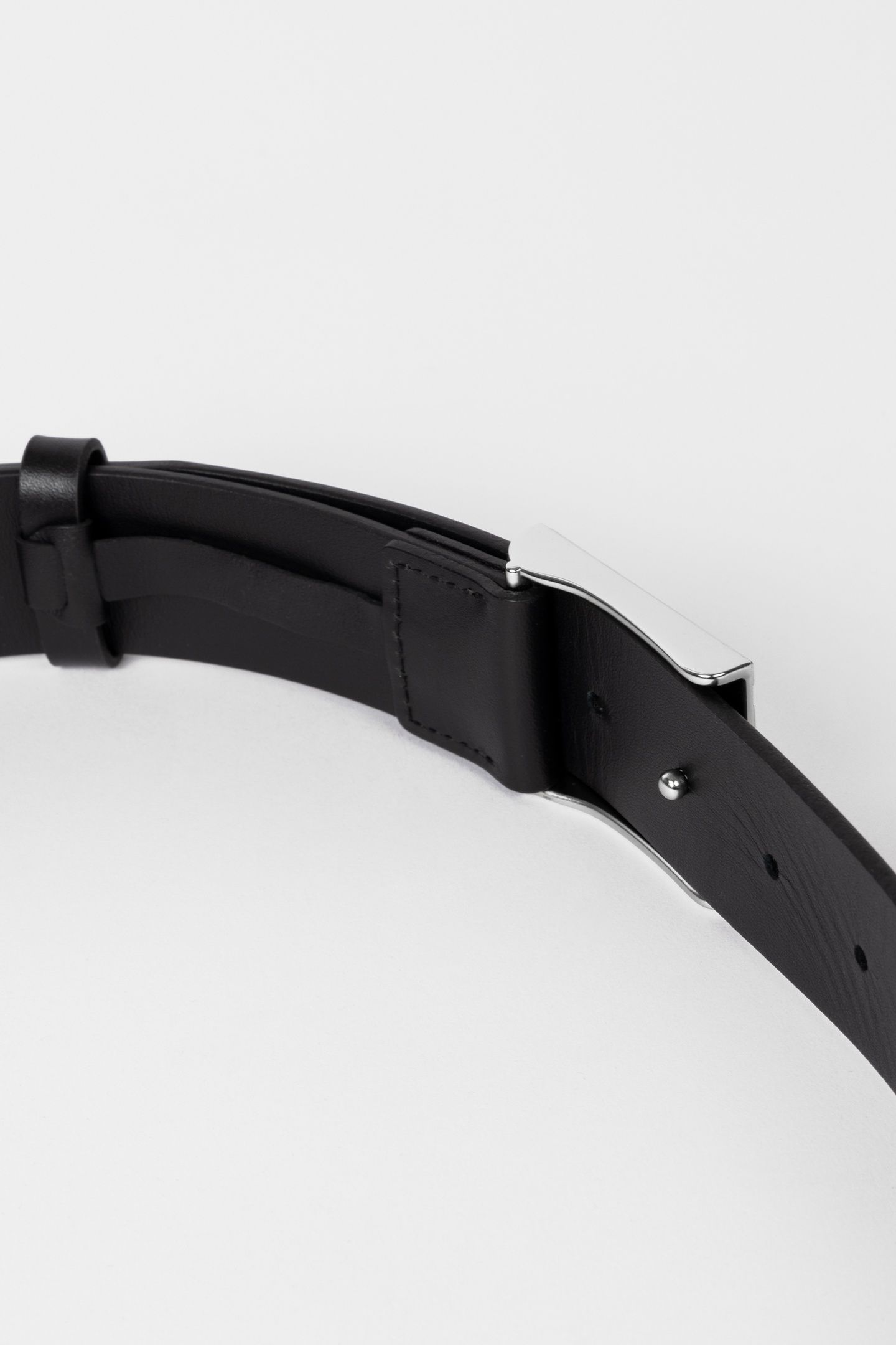BELT PS PLAQUE BLACK 3