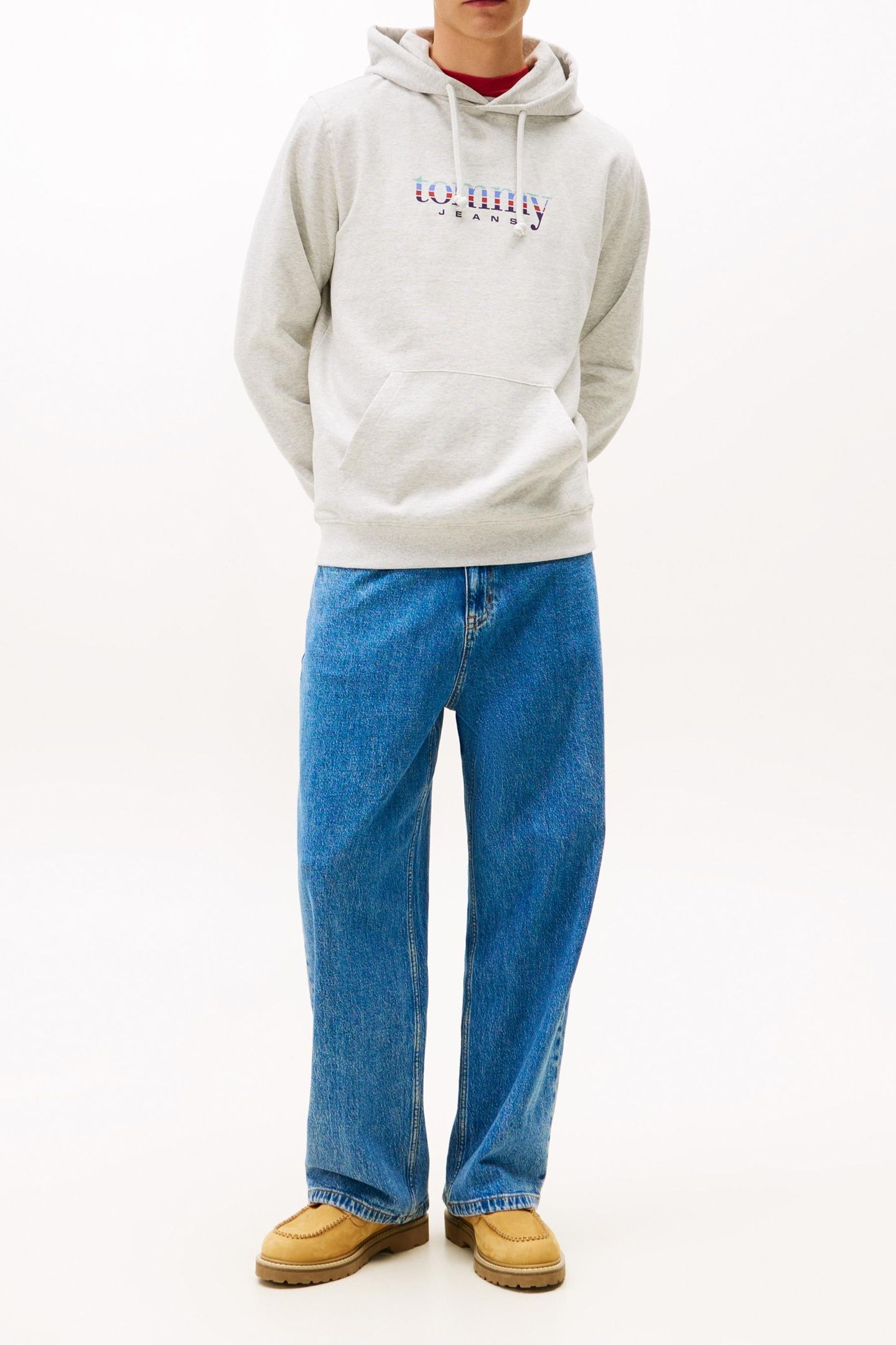 REGULAR ENTRY DNA PULLOVER HOODIE ICE GREY HEATHER 4
