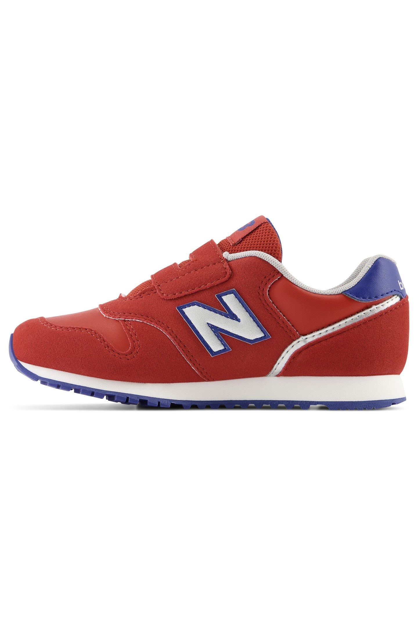 BOYS 373 HOOK AND LOOP BRICK RED 8