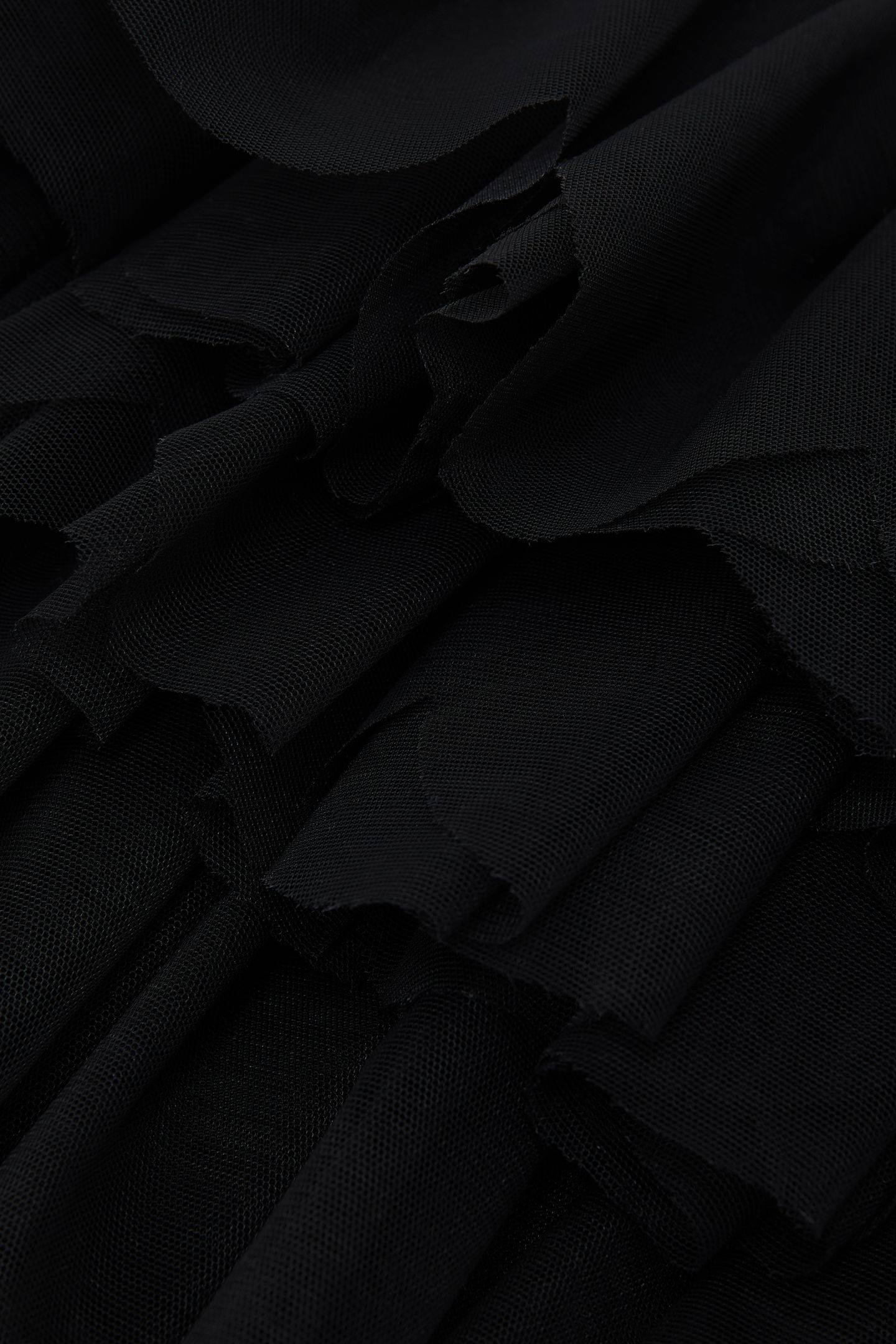 TULLE MINI DRESS BLACK 6