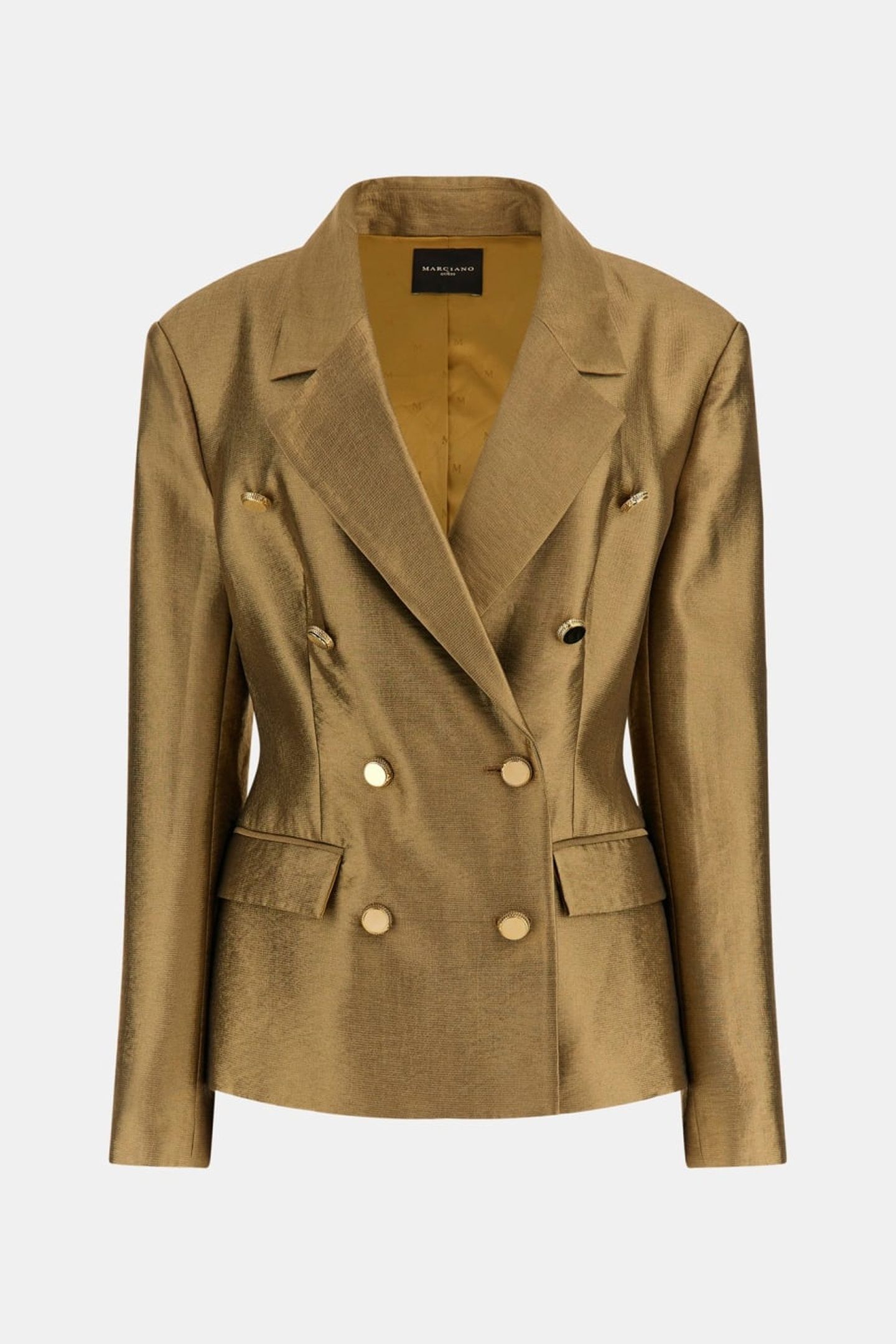 MARCIANO BY GUESS MILLA DOUBLE BREAST JACKET ANTIQUE GOLD MU 5
