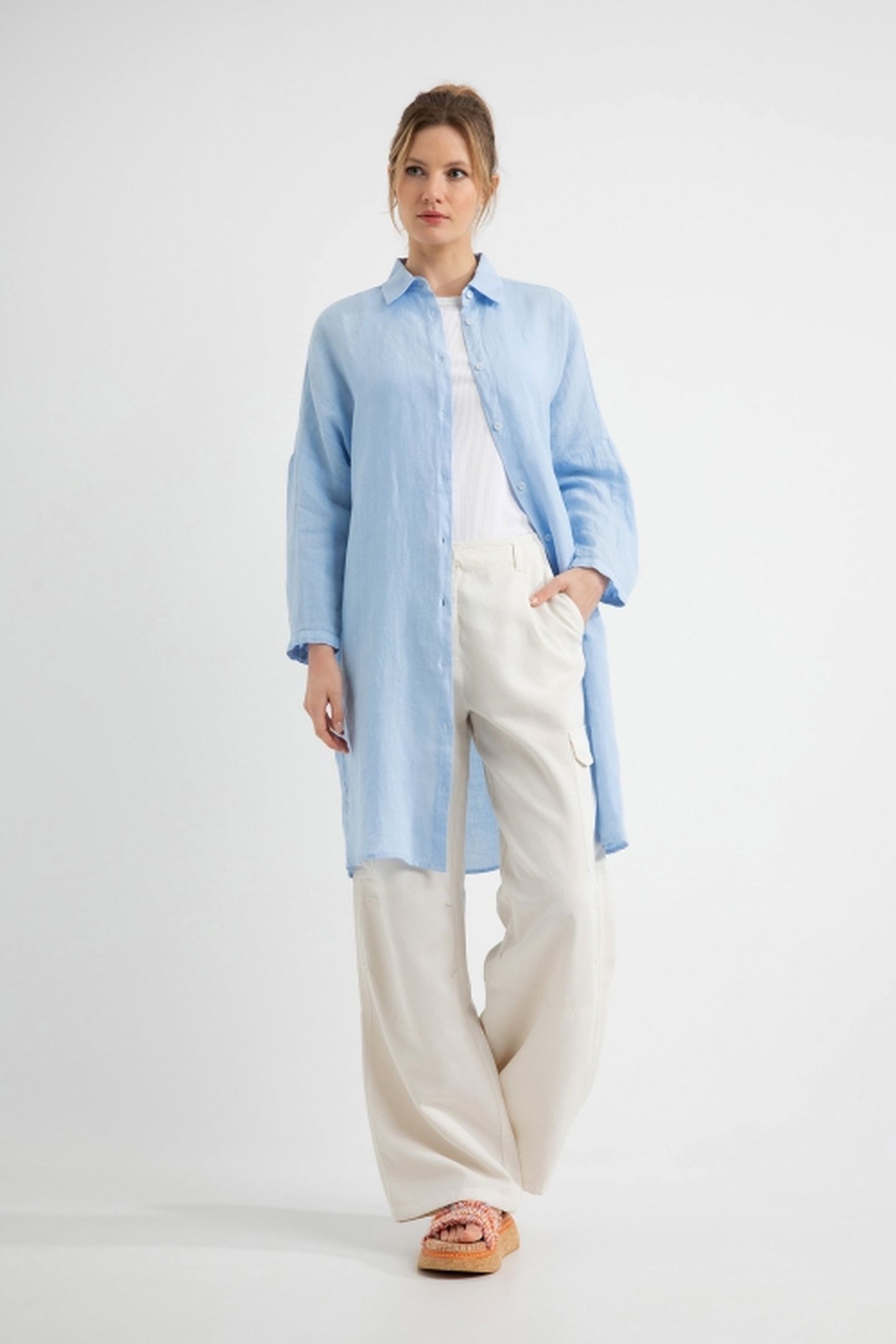 DWIGHT BLOUSE LIGHT BLUE 3