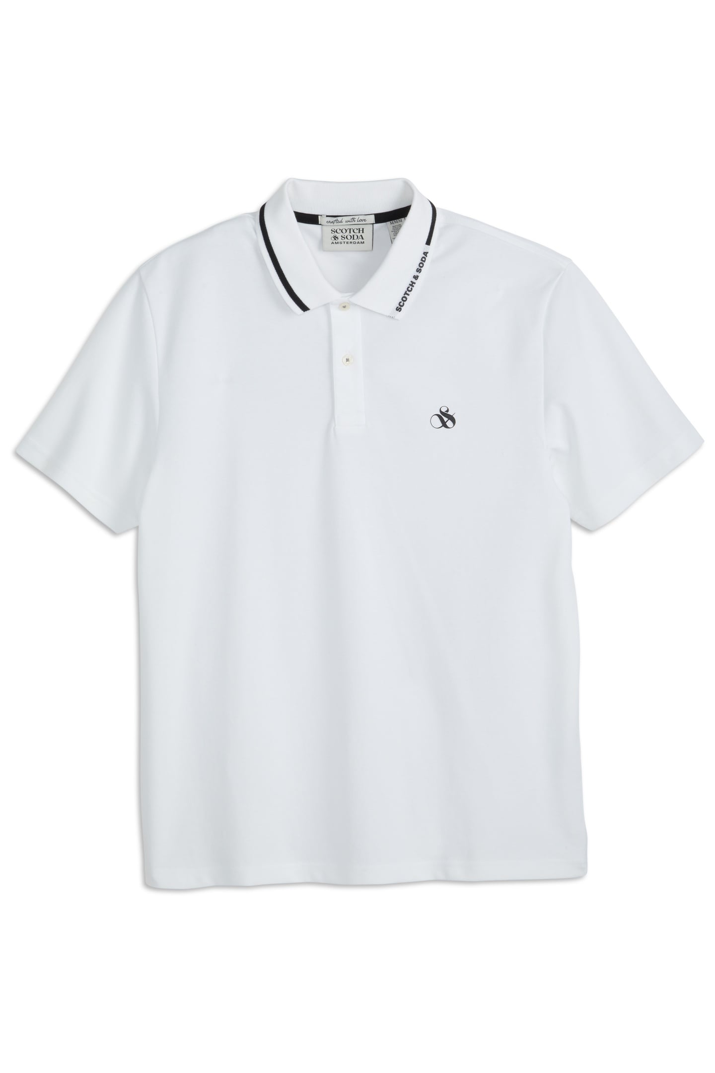TIPPED POLO BRIGHT WHITE 1