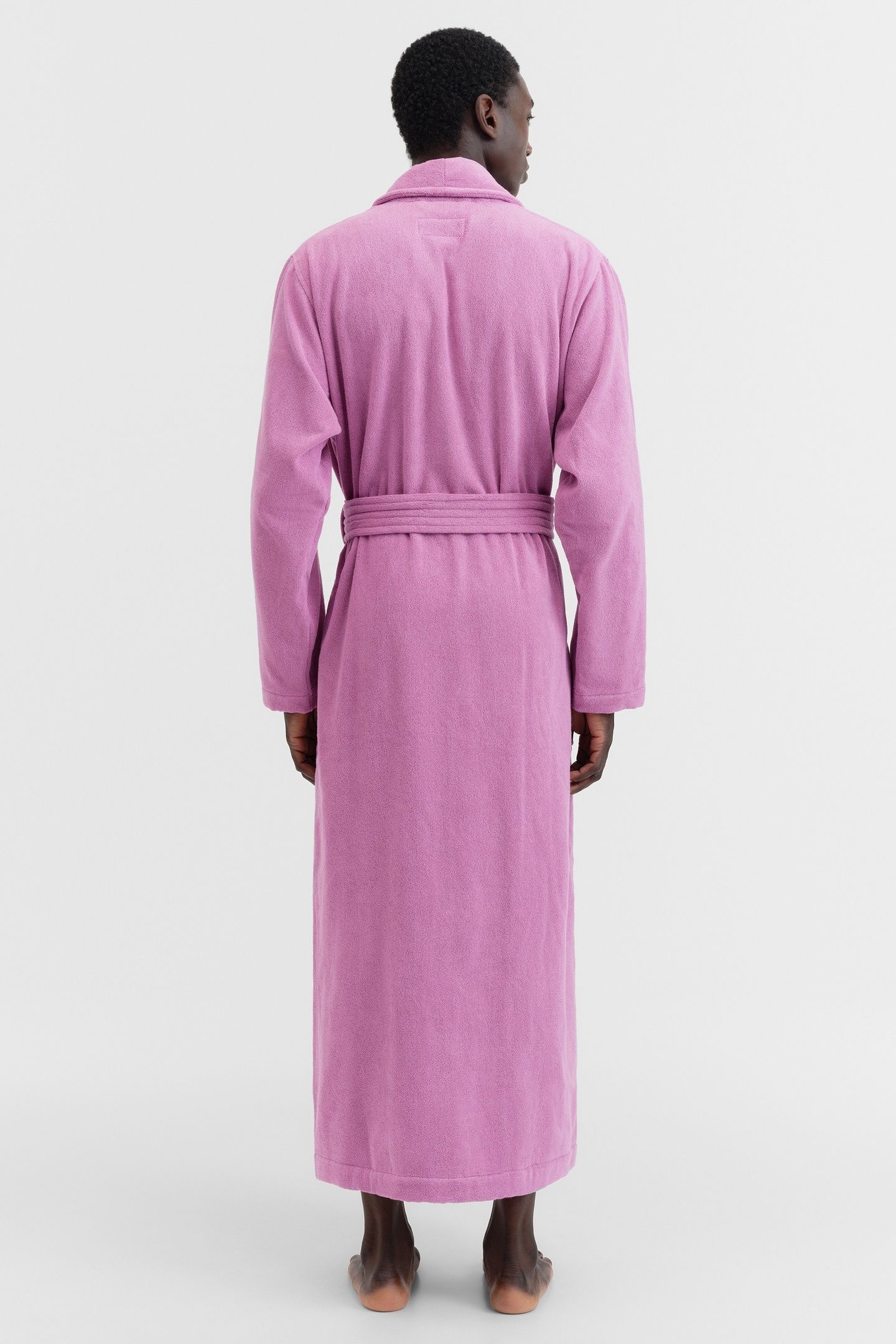 UNISEX CLASSIC BATHROBE MAGENTA 5