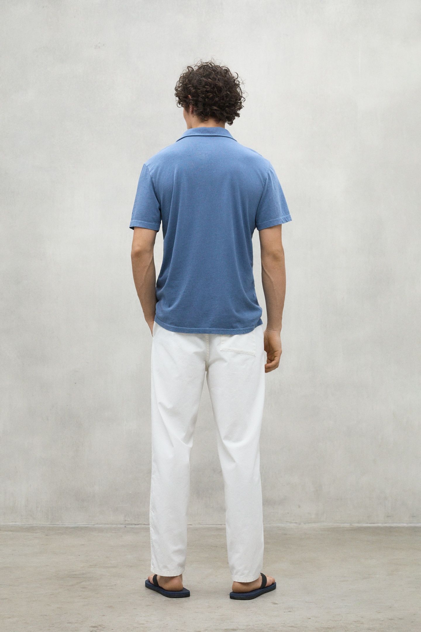 ENZOALF POLO LIGHT INDIGO 3