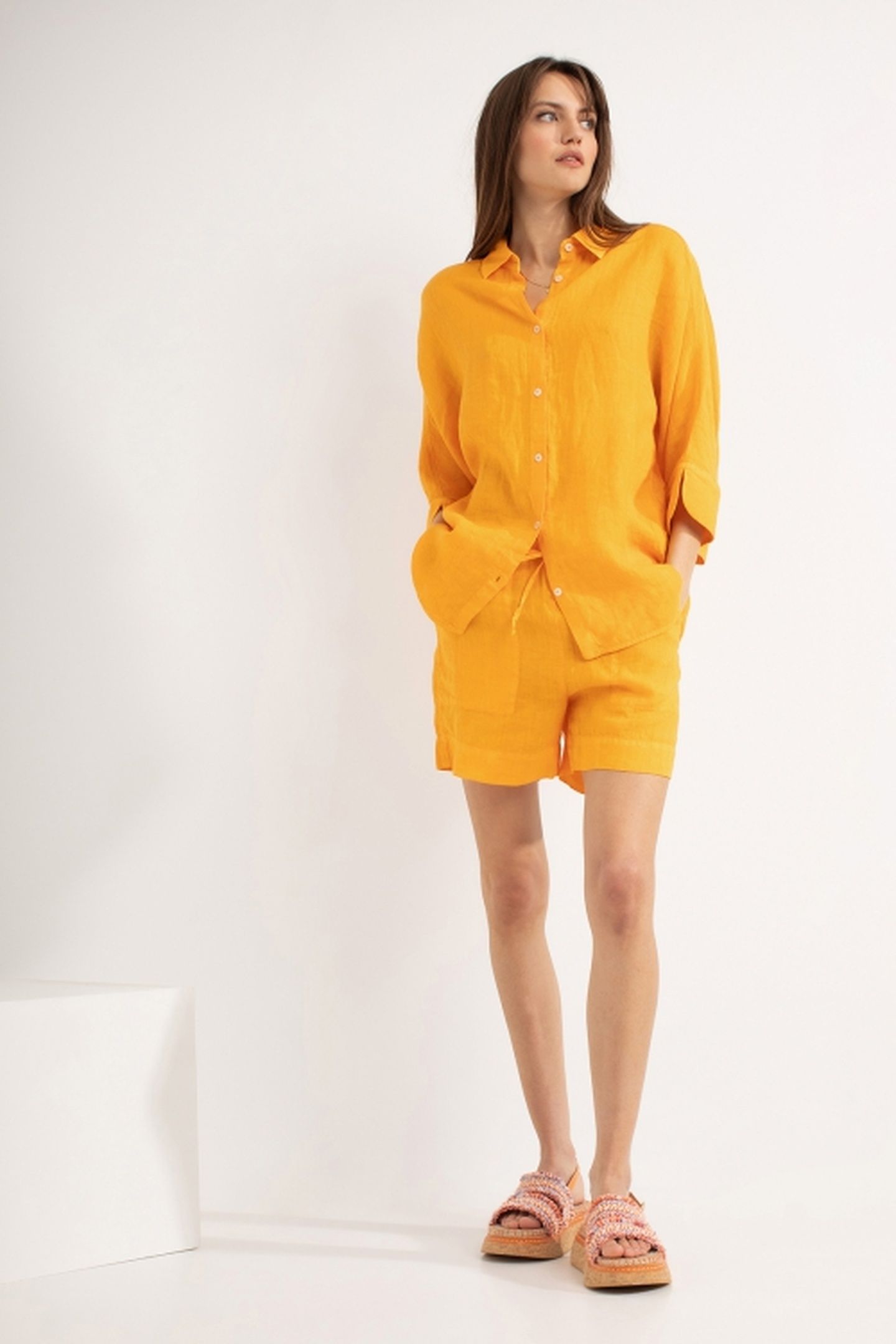 DARLENE BLOUSE LIGHT ORANGE 3