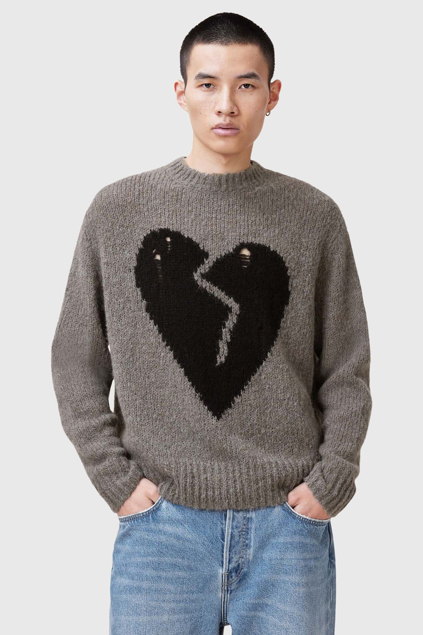 LUVHEART CREW GUNMETAL GREY 5