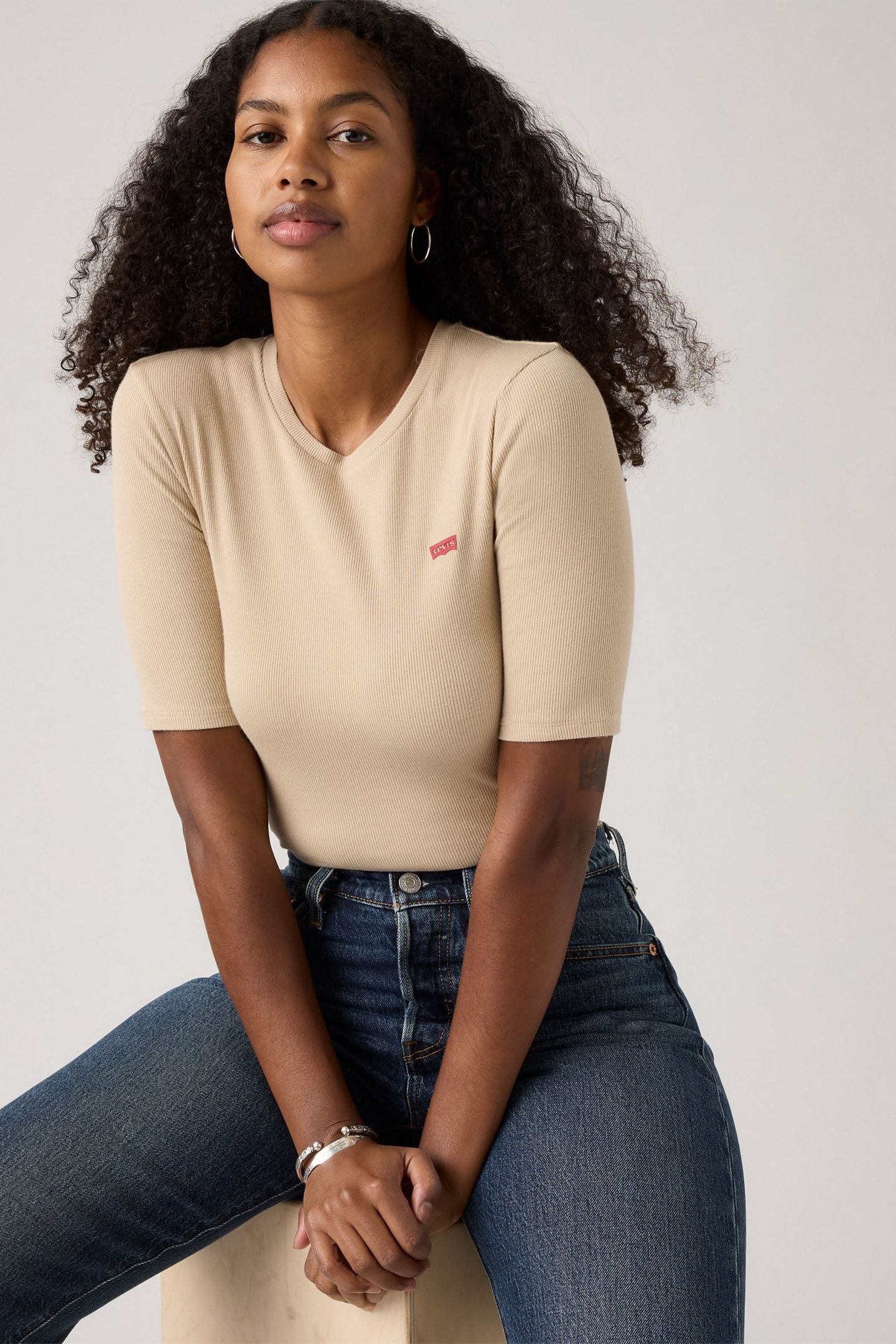 LUCA SLIM TEE SAFARI RIB 3