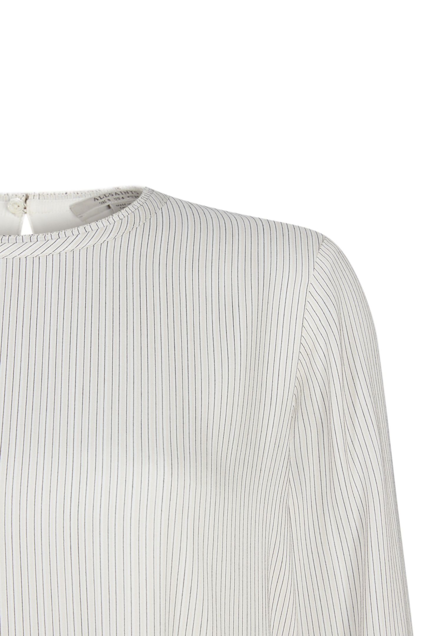 LORI STRIPE DRESS CHALK WHITE 3