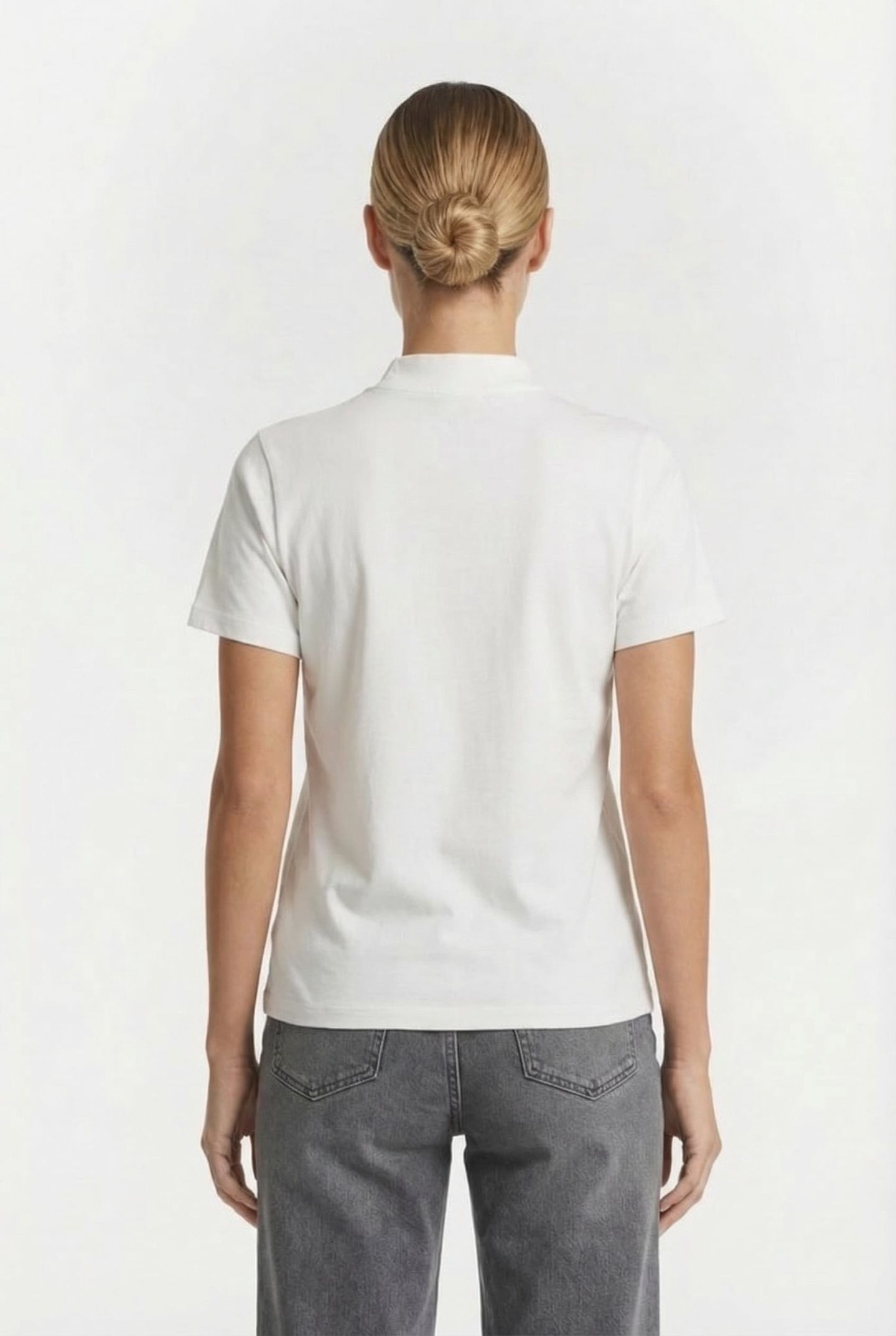 HANNAH T-SHIRT GREY IVORY 2