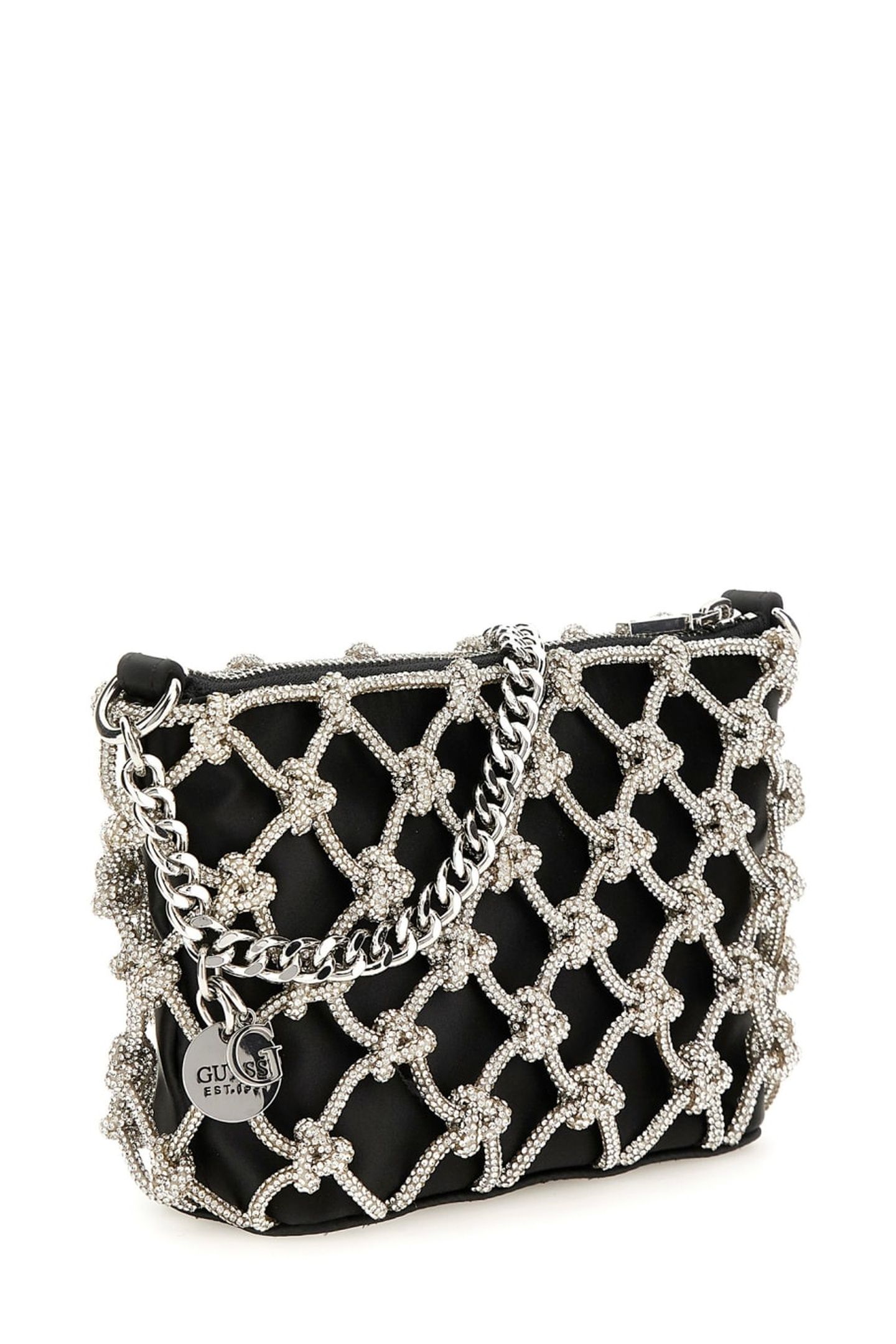 MARCIANO BY GUESS ZALINA TOP ZIP SHOULDER BAG BLACK 4