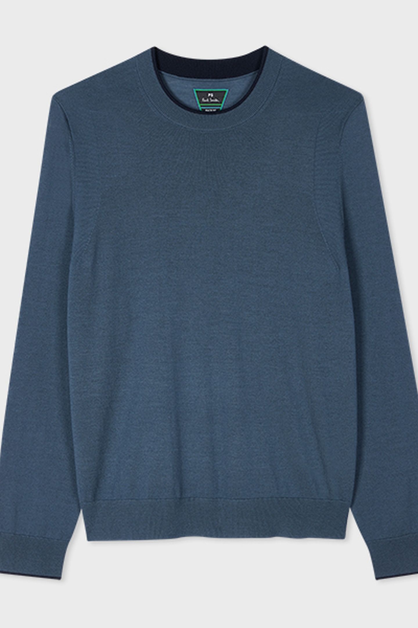 SWEATER CREW NECK SLATE 2