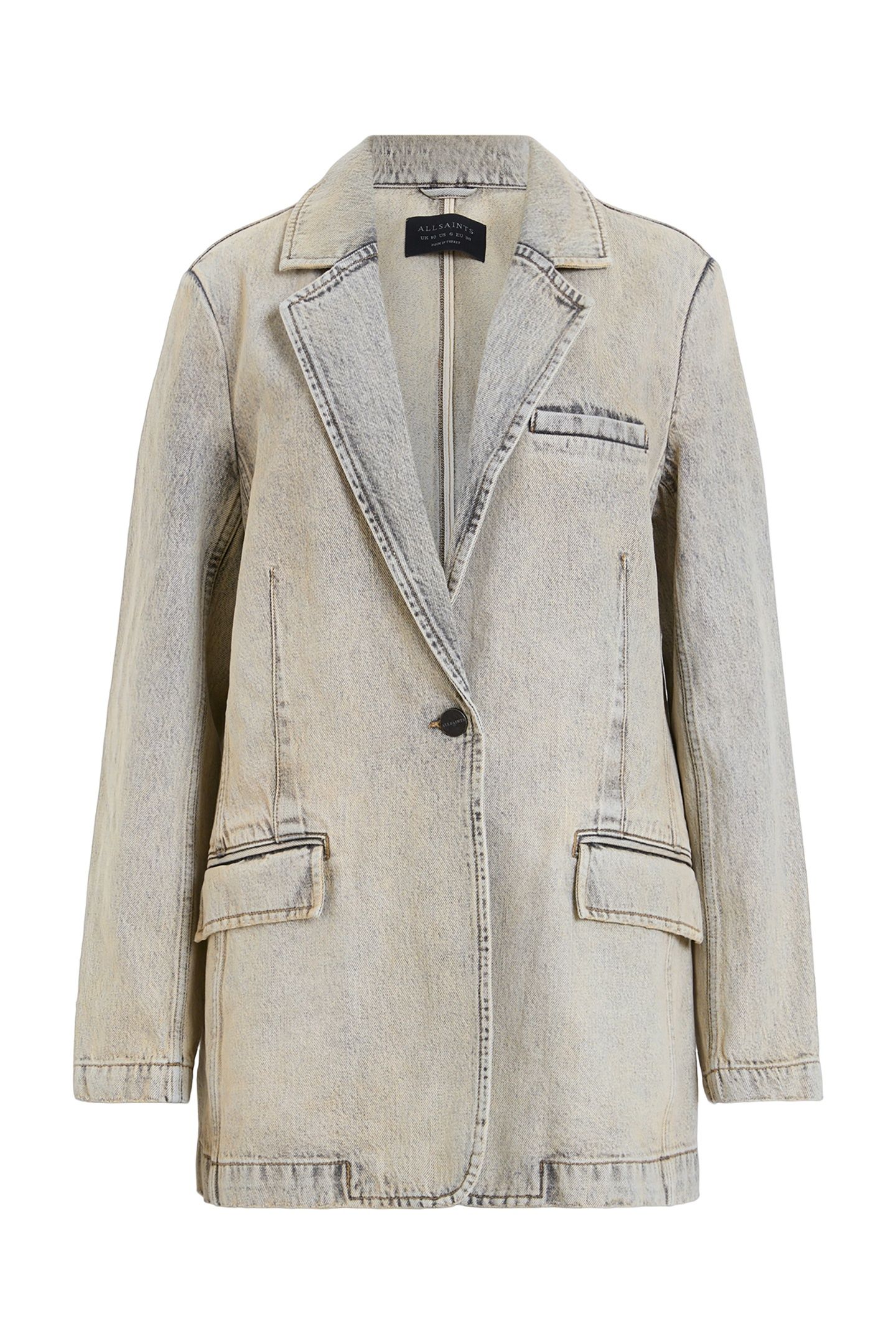 EVER DENIM BLAZER SAND GREY 4