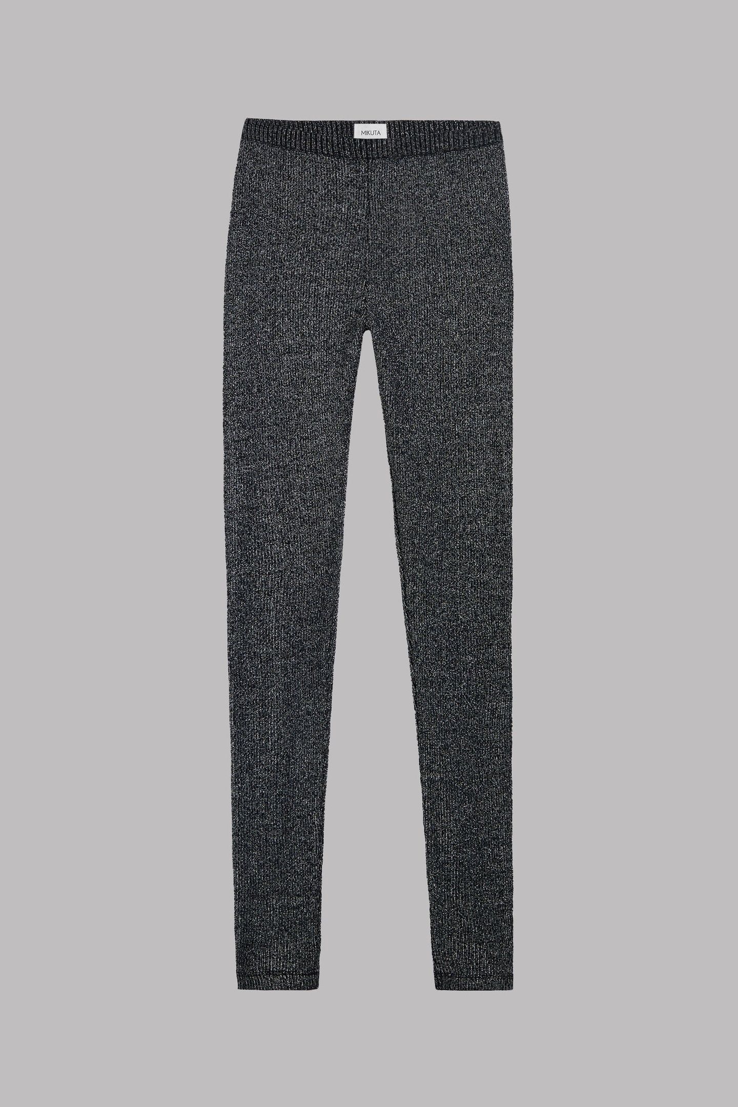 THE DARK GLITTER RIBBED LEGGINGS 3