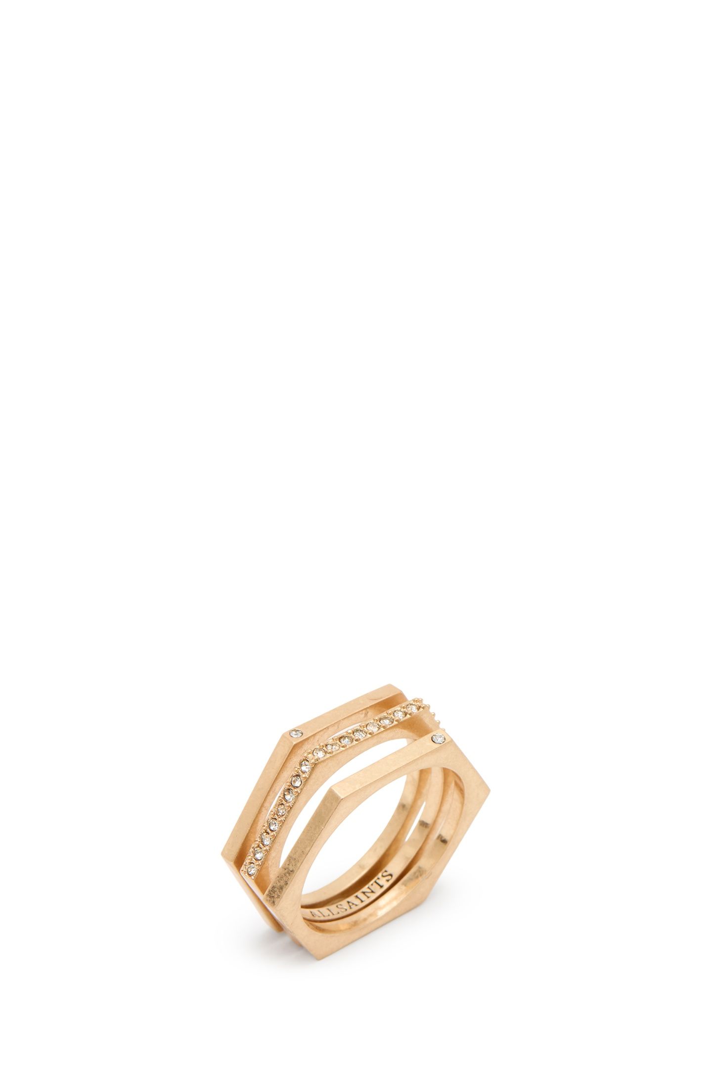 BEX RING SET WARM BRASS 3