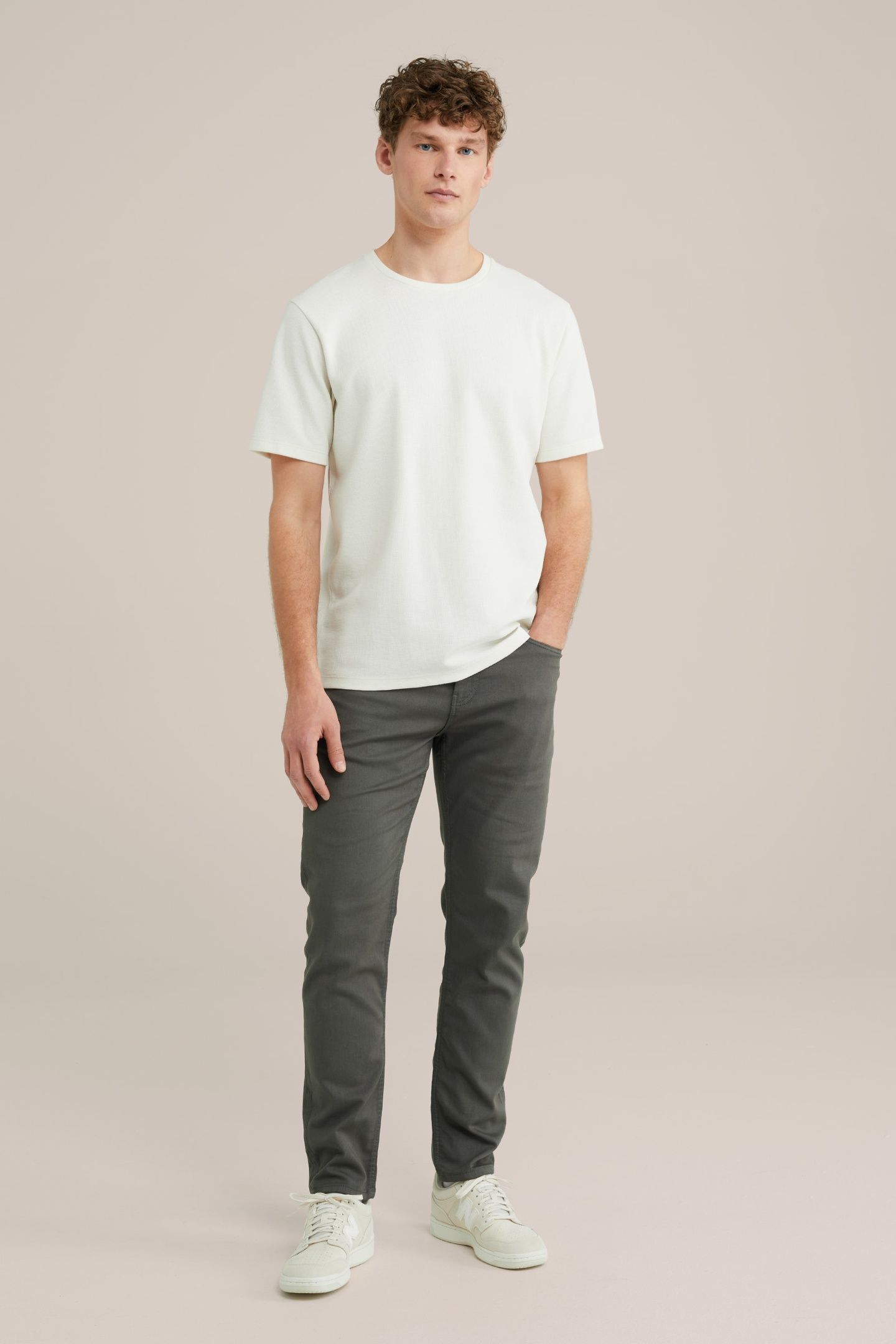 5-POCKET MID WAIST ARMY GREEN 3