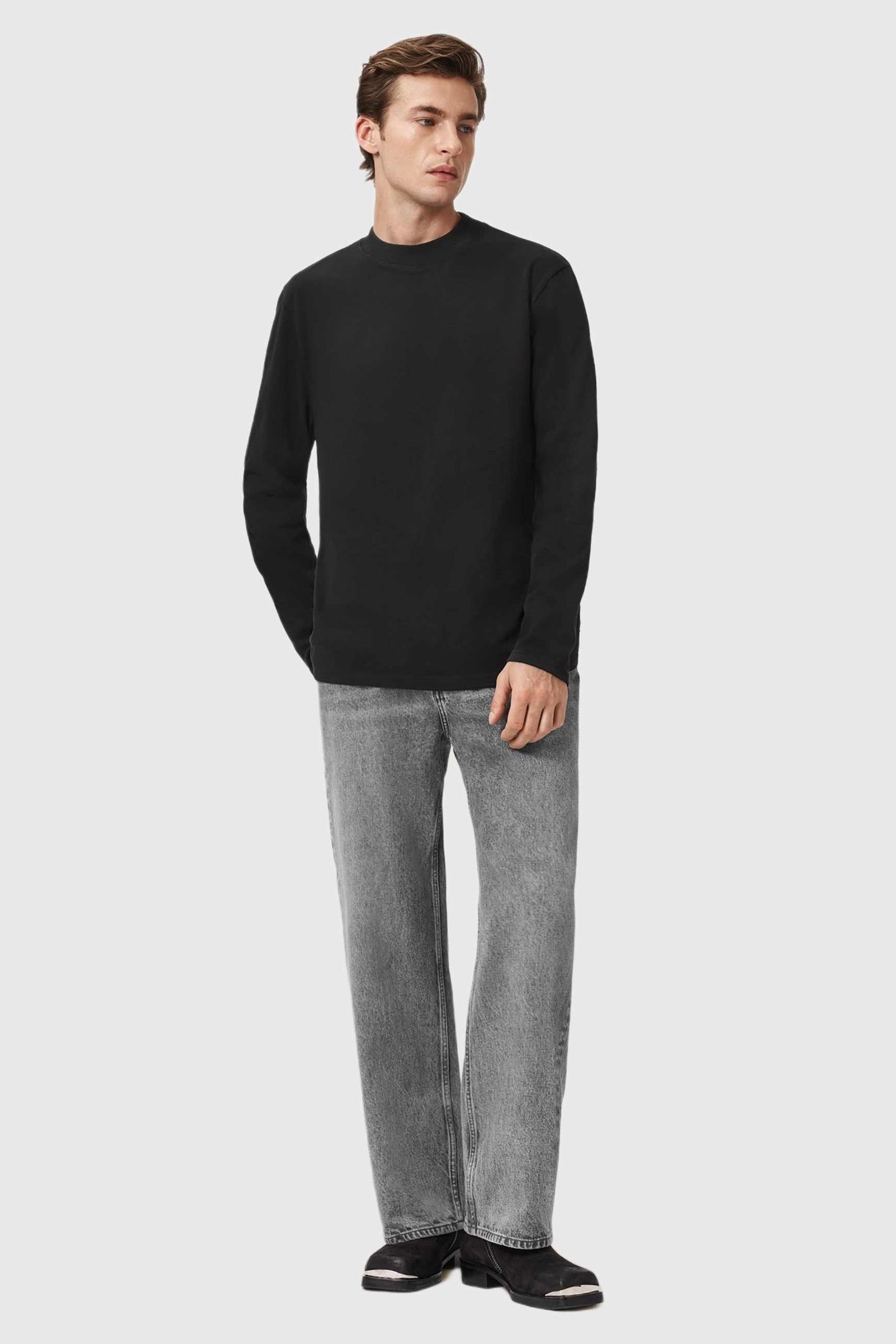NERO LS CREW JET BLACK 6