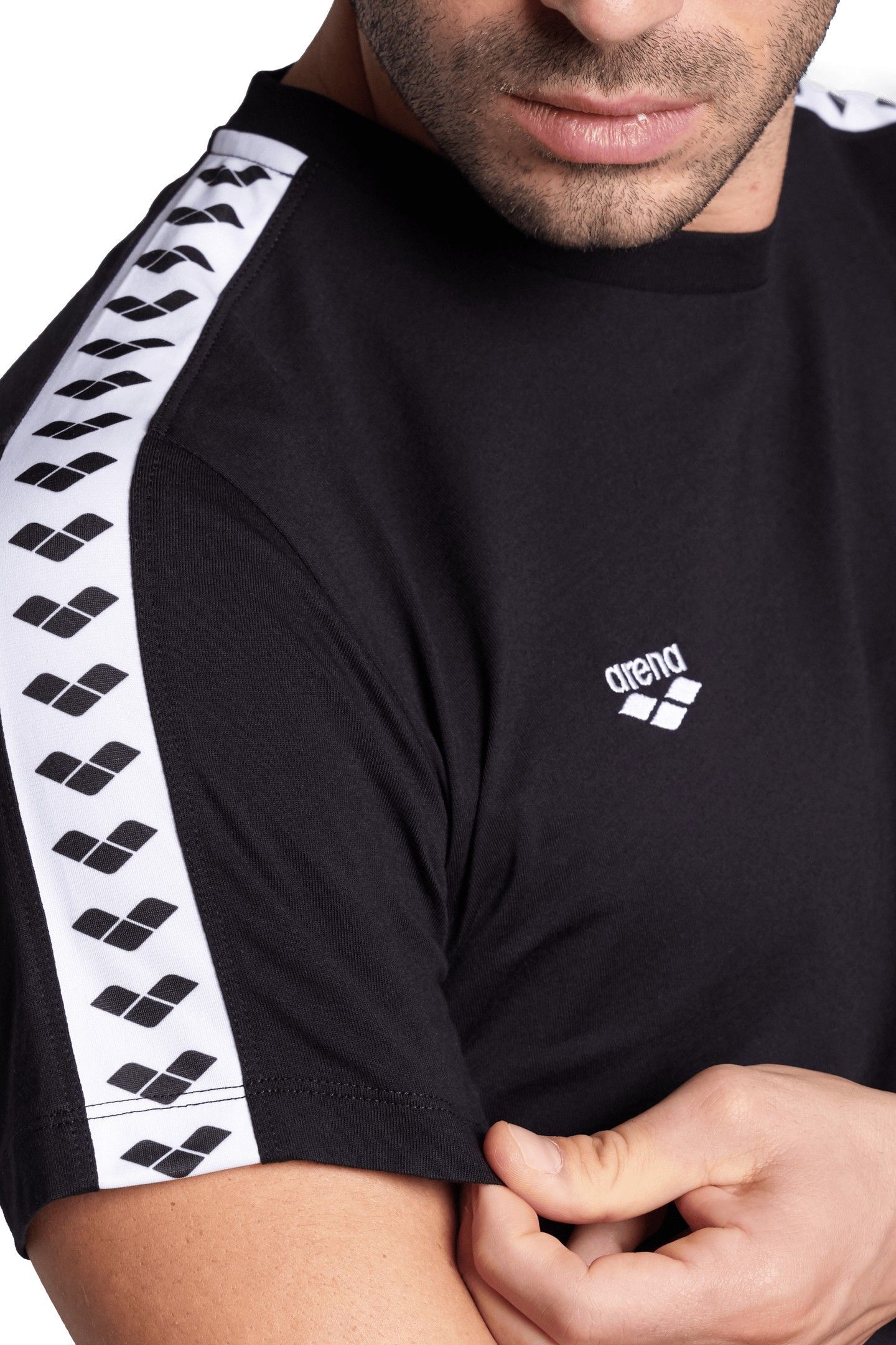 M T-SHIRT TEAM BLACK-WHITE-BLACK 9