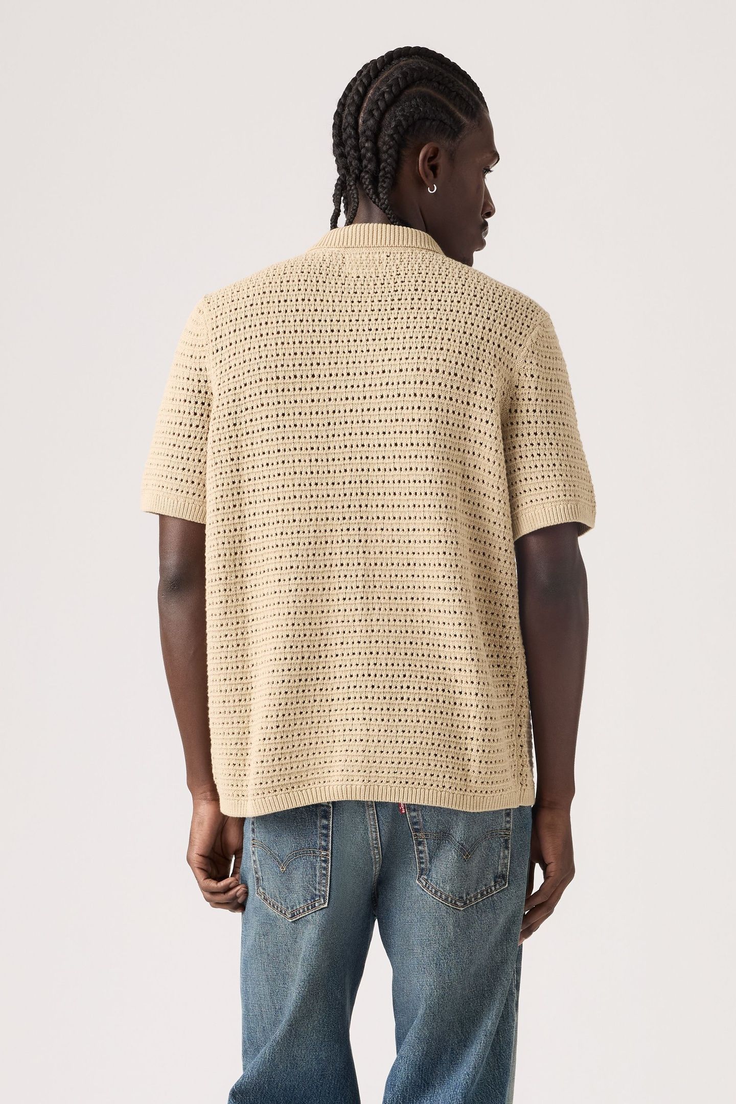SWEATER KNIT SHIRT BEIGE 3