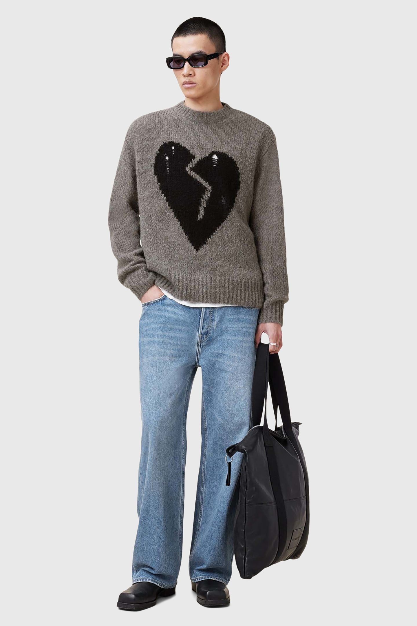 LUVHEART CREW GUNMETAL GREY 6