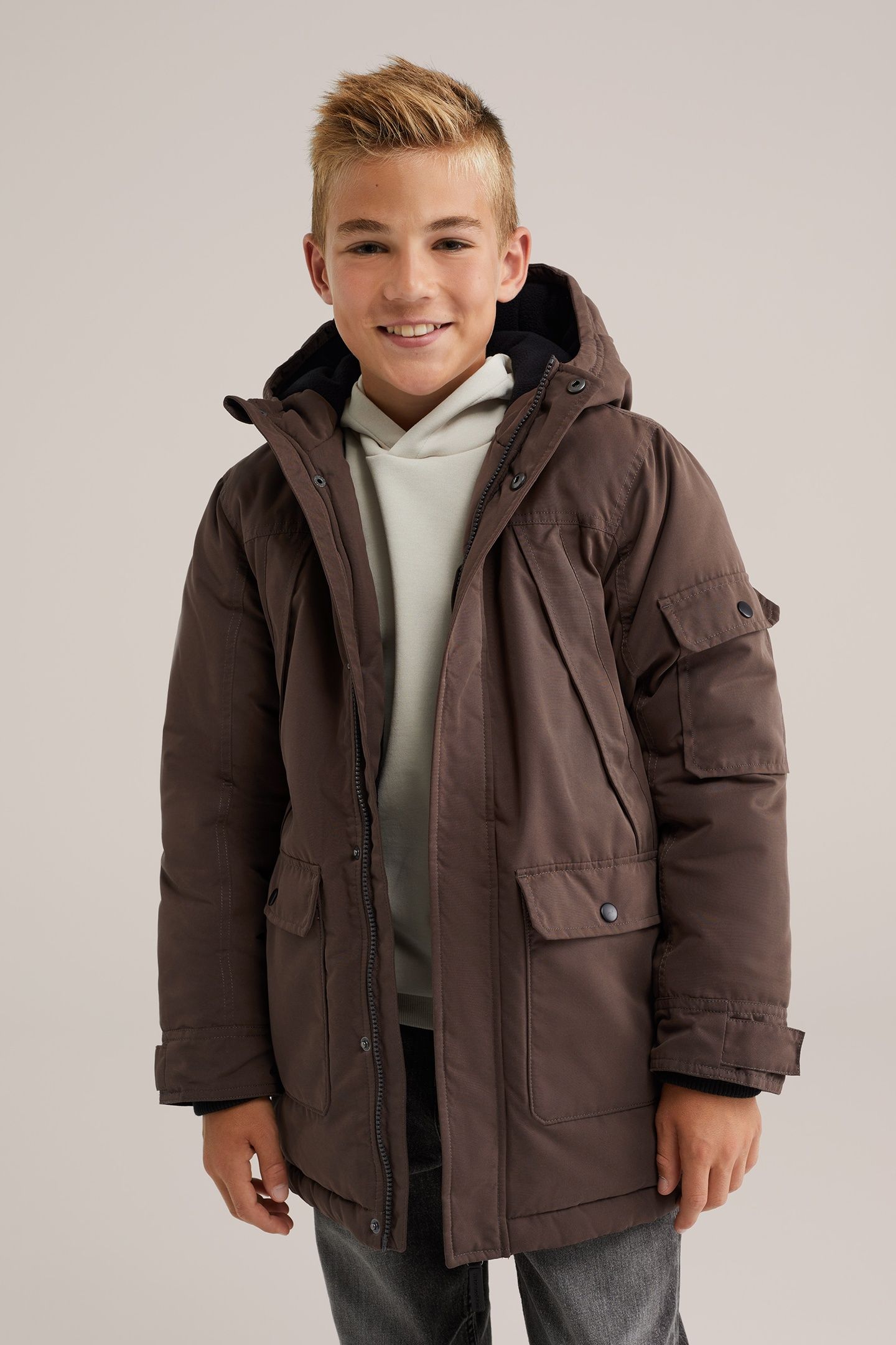 PARKA DARK BROWN 1