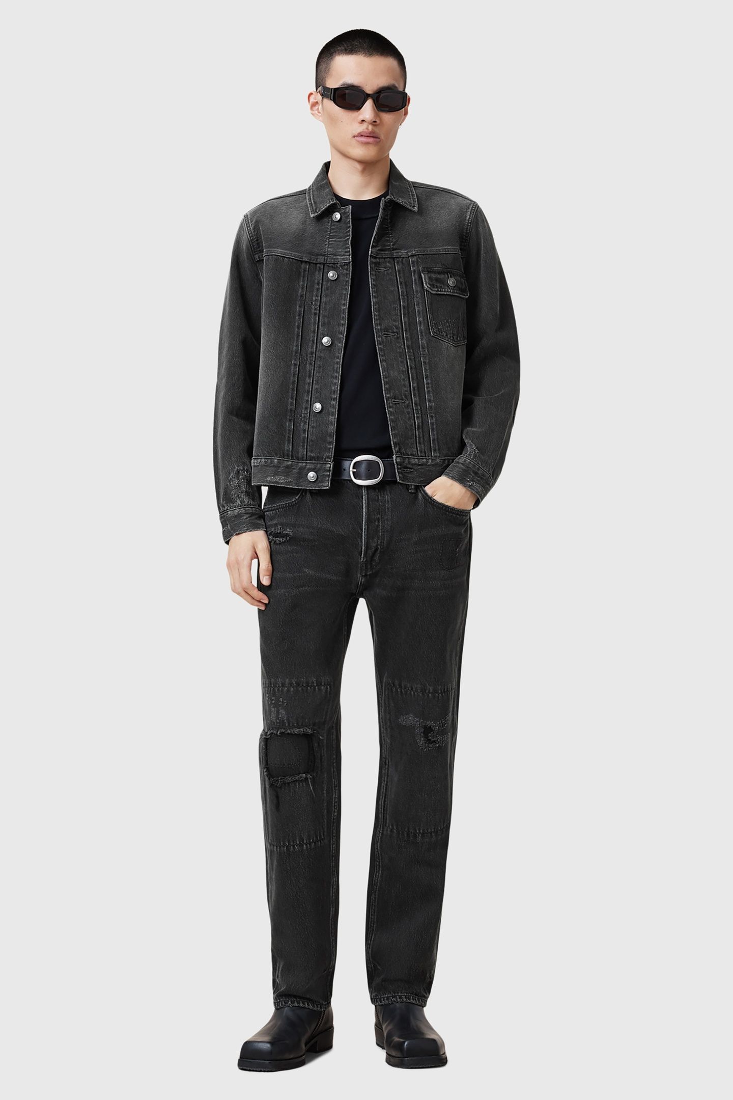 JAYGER JACKET WASHED BLACK 7