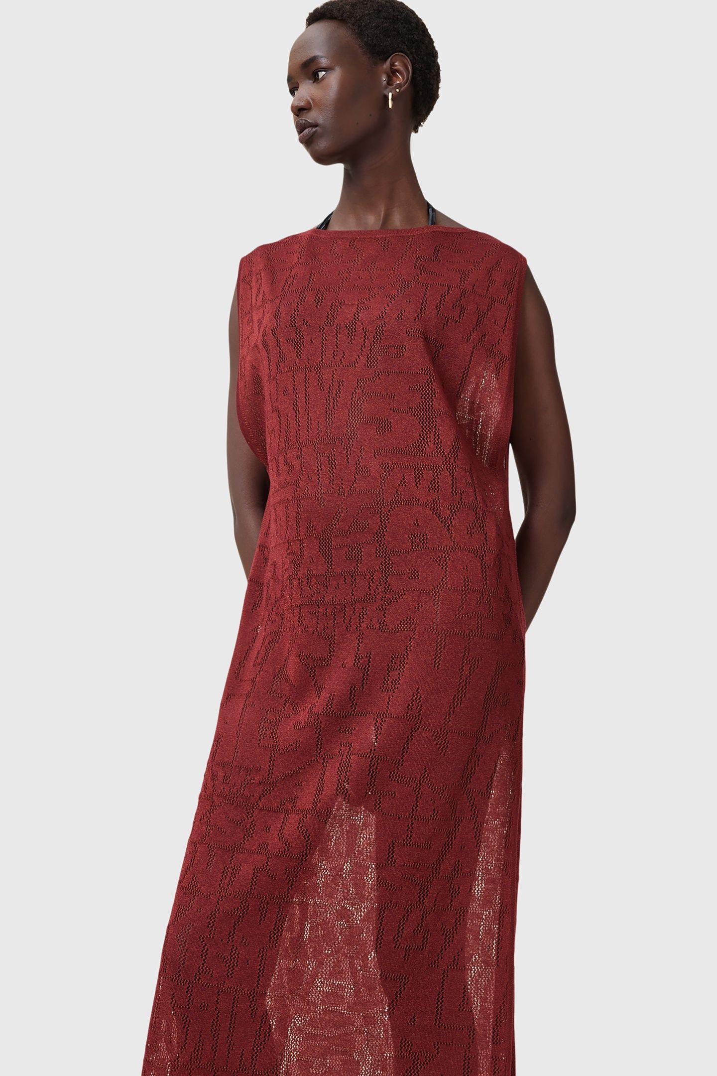 KAITO DRESS ROSEWOOD RED 7