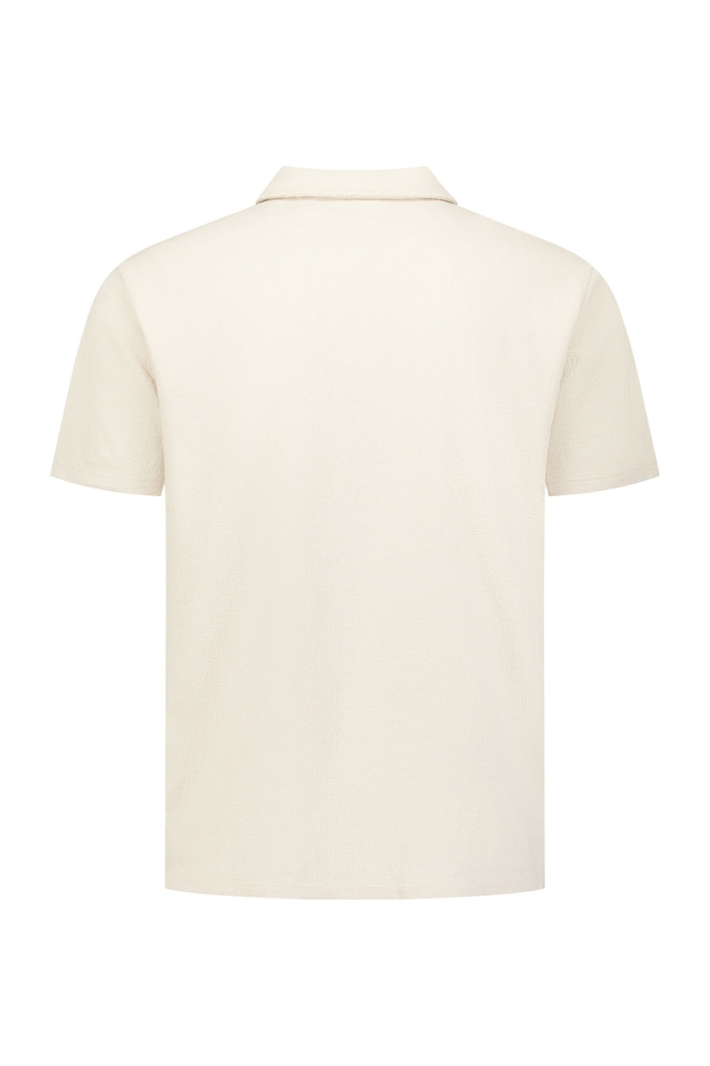 POLO V SOLID JACQUARD DESERT 2