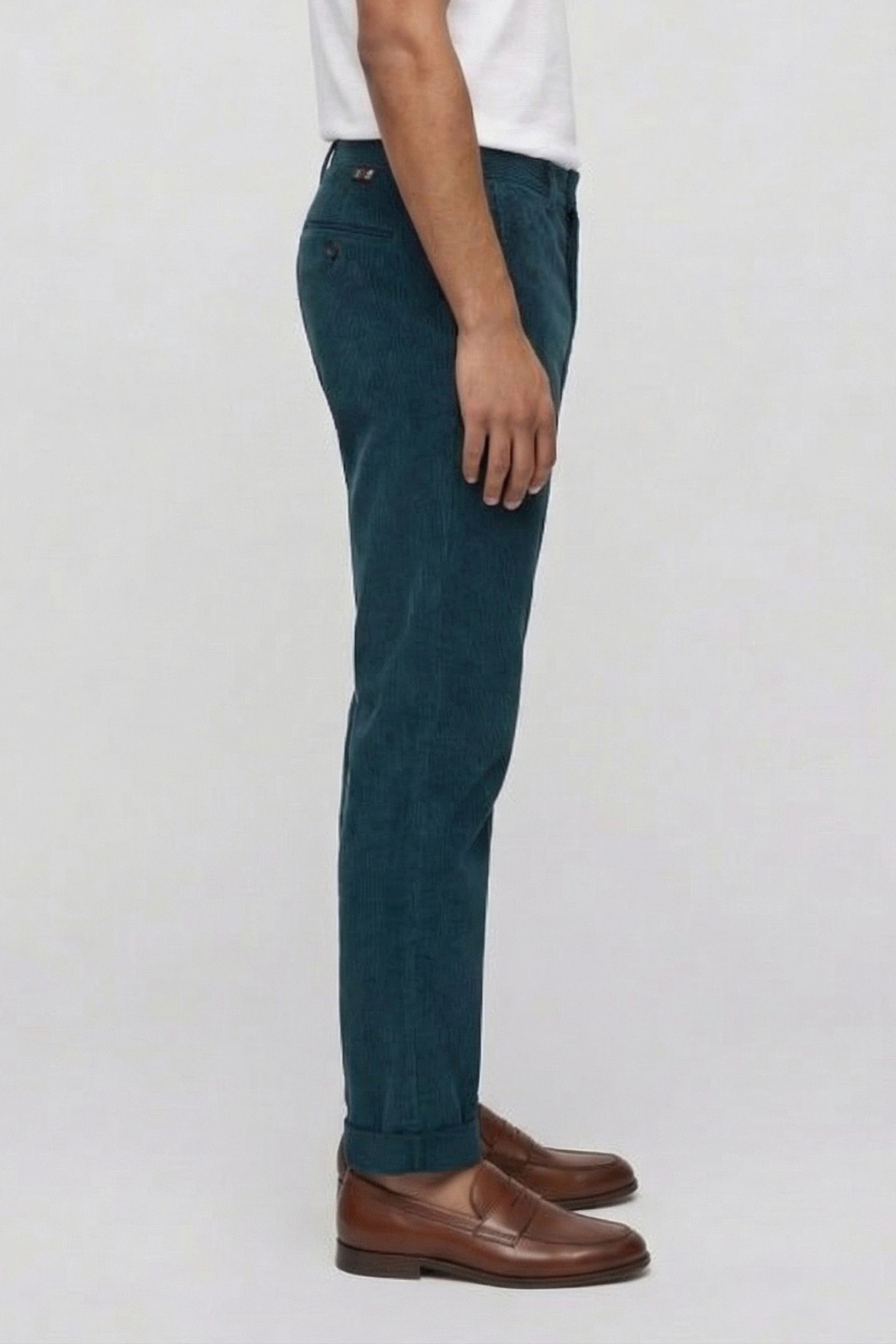 TROUSER PETROL GREEN 5