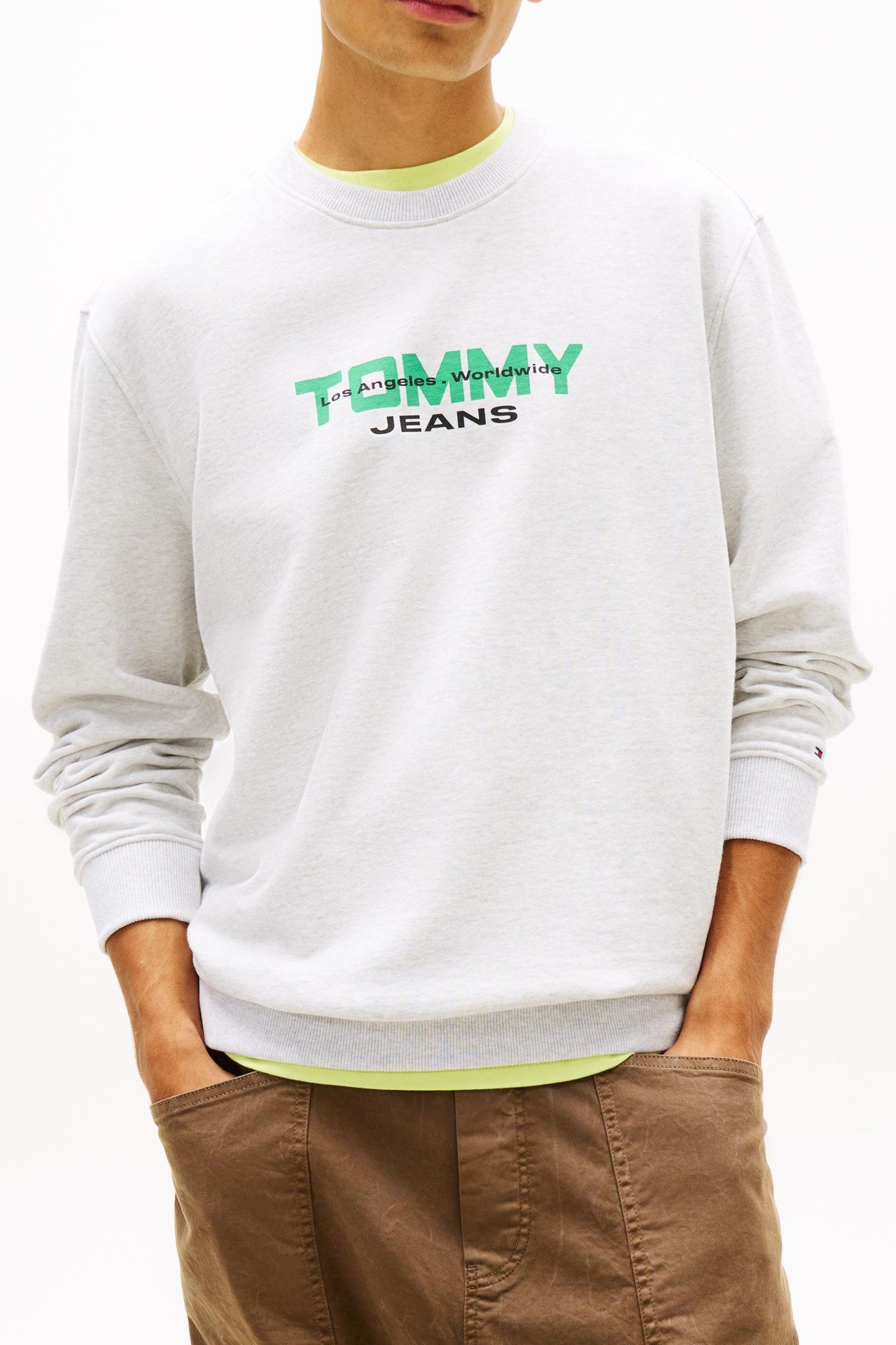 REGULAR ESSENTIAL DNA CREW ICE GREY HEATHER 3