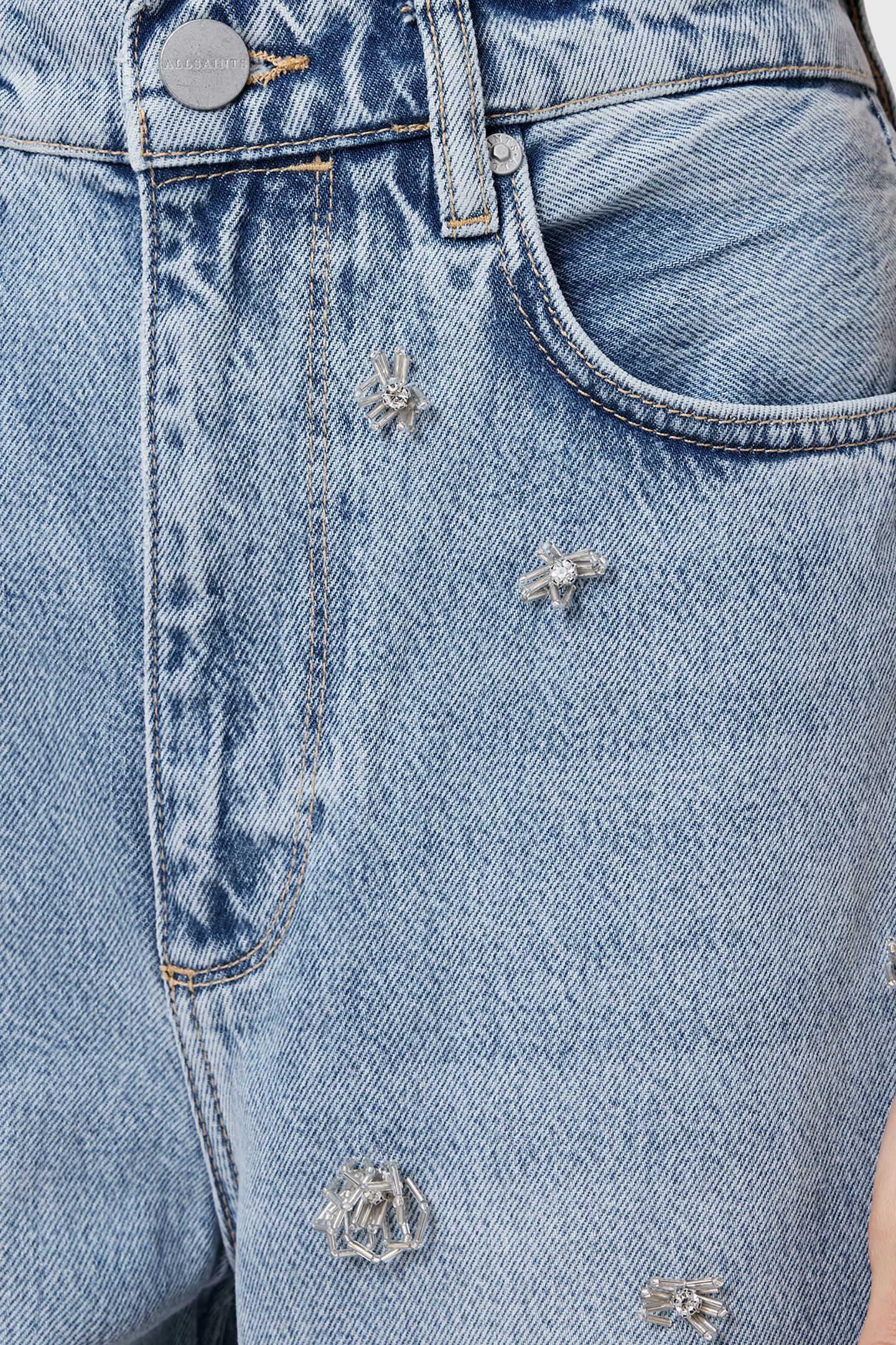 BLAKE EMB JEAN LIGHT INDIGO 9