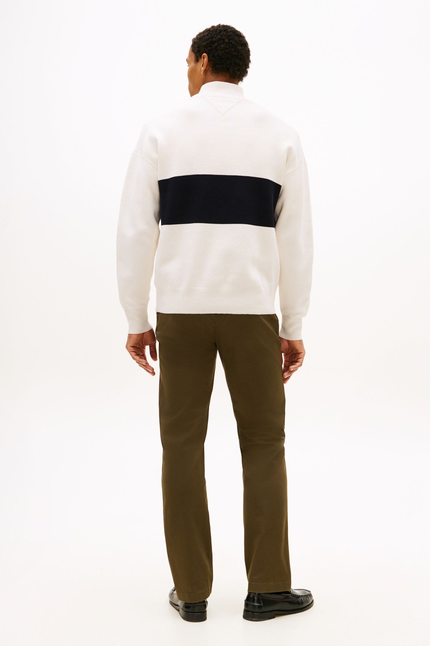 MODERN ATHLEISURE ZIP SWEATER IVORY PETAL 3