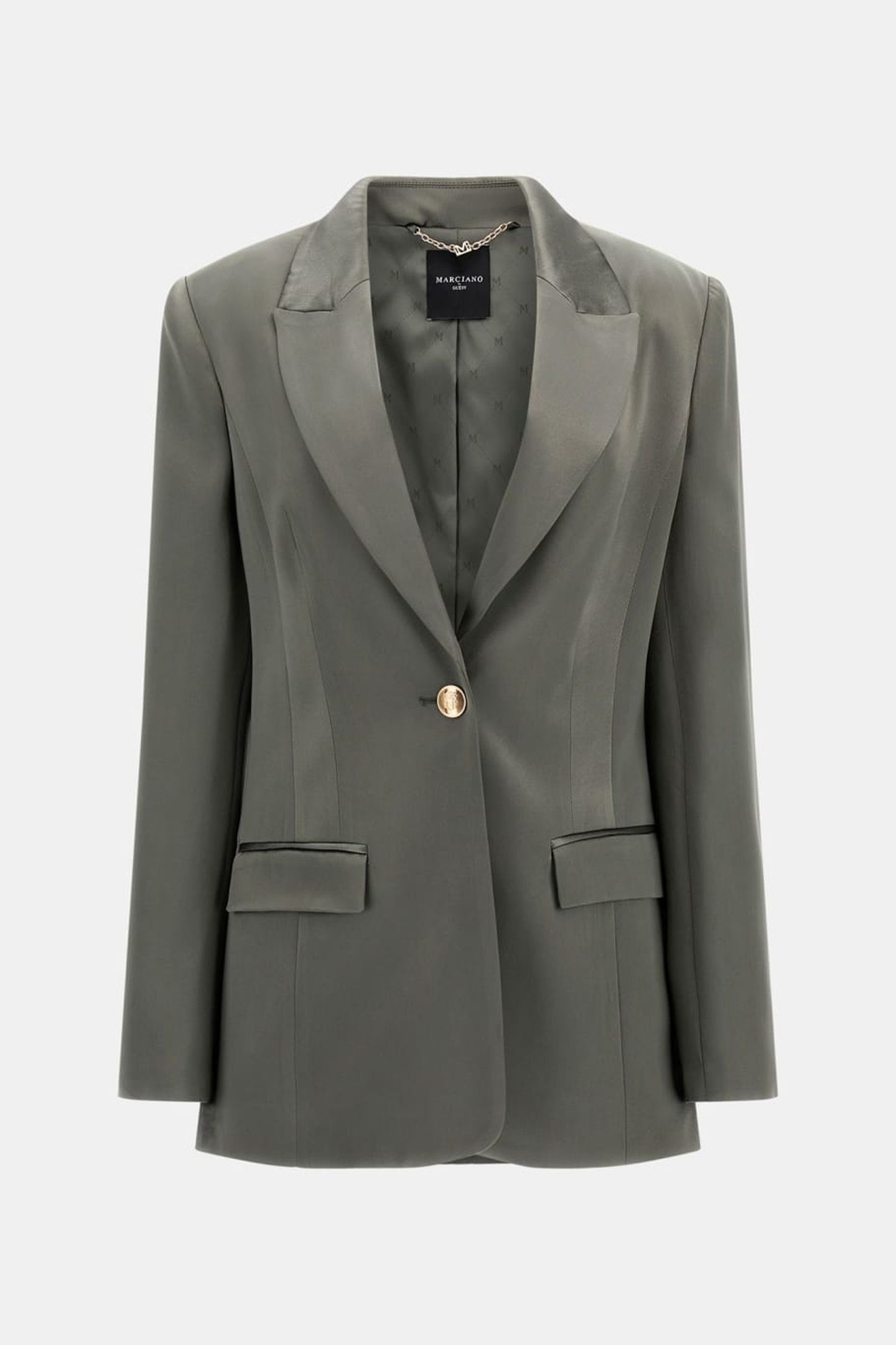 MARCIANO BY GUESS FANNIE BLAZER STONE OLIVE 4