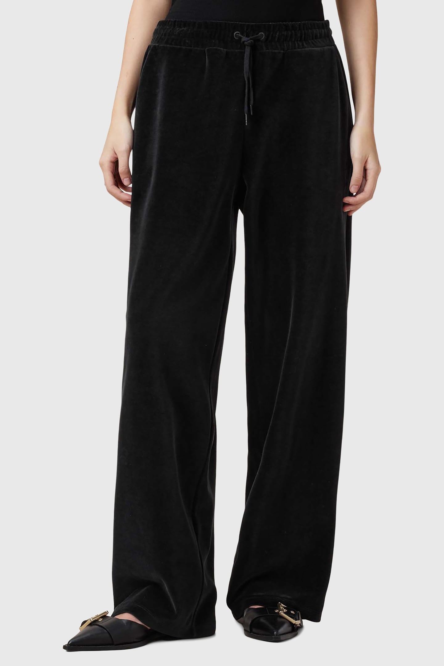 VIN VELVET SWEATPANT BLACK 2