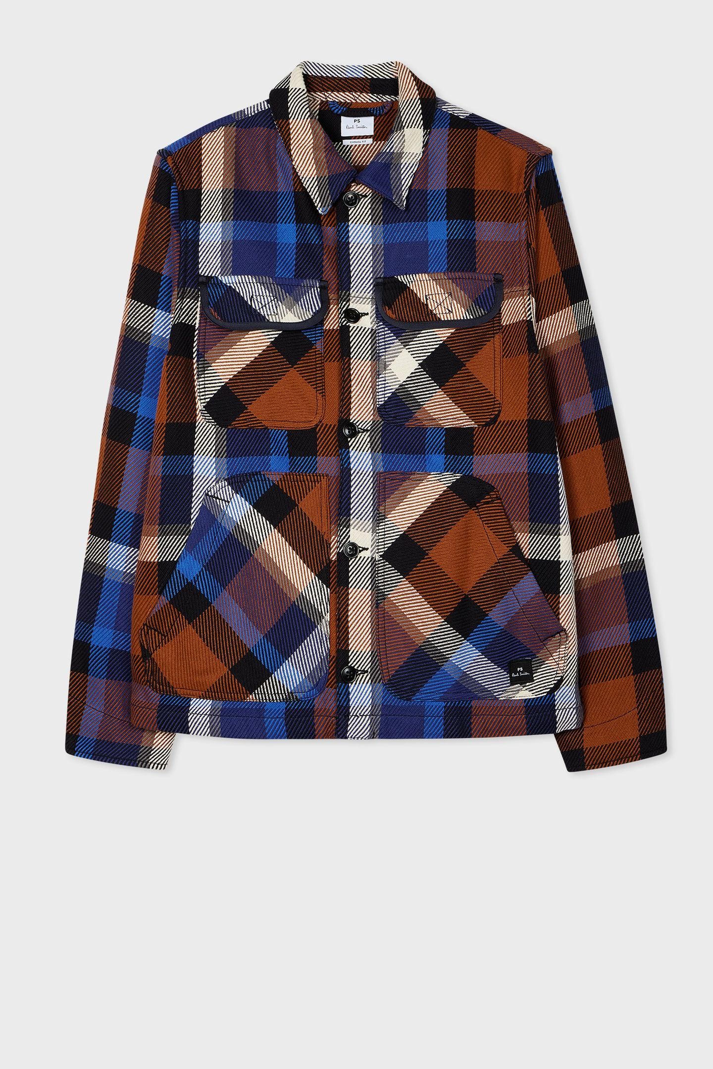 LS CASUAL FIT SHIRT JKT INKY BLUE 3