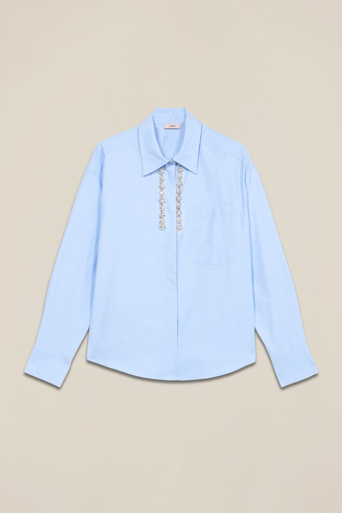 SHIRT WITH JEWEL EMBROIDERY LIGHT BLUE 3