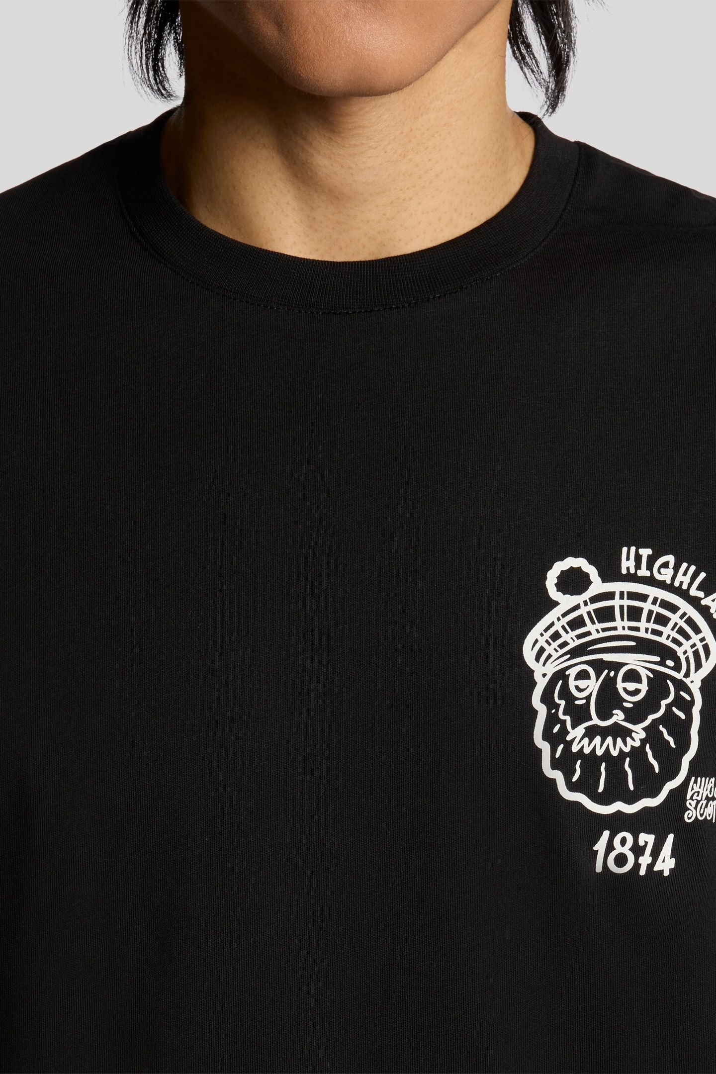 HIGHLANDER GRAPHIC T-SHIRT JET BLACK 6