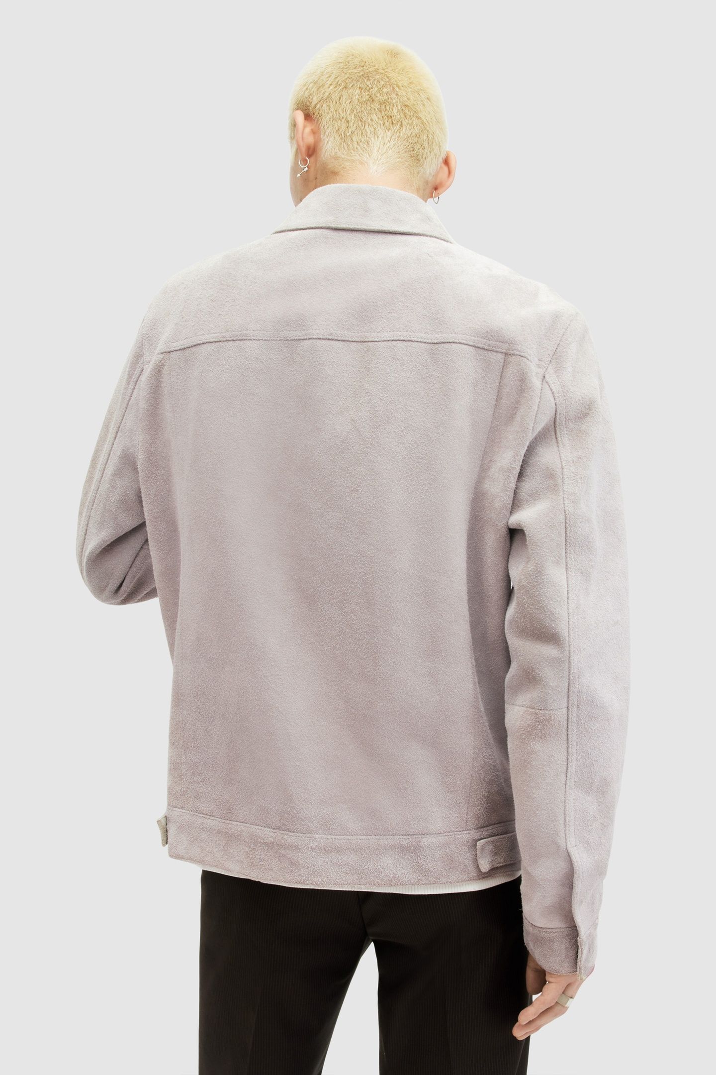 HOPPER TRUCKER JACKE OATMEAL WHITE 4