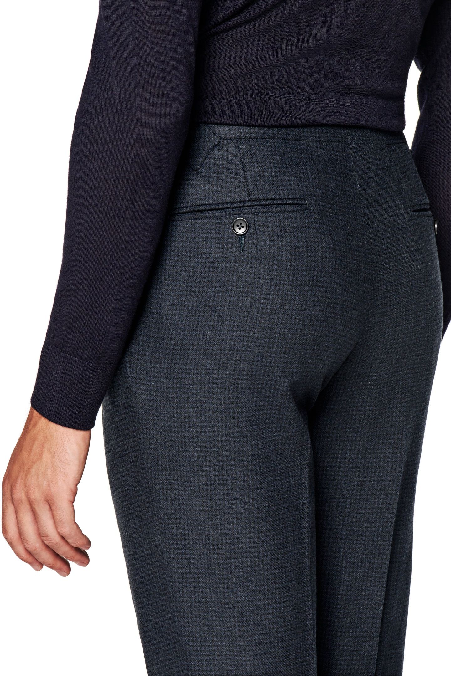 SUIT WOOL CASHMERE NAVY 6