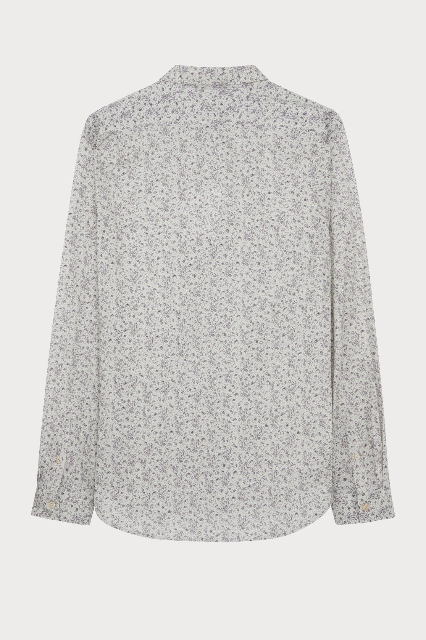 LS TAILORED FIT SHIRT IVORY 2