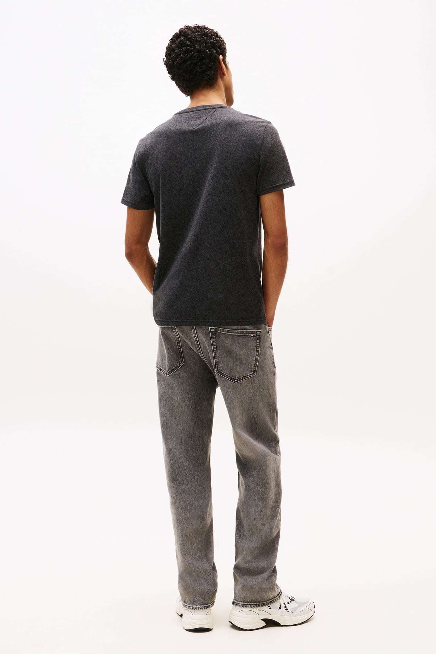 HEATHERED XSLIM JASPER SHIRT BLACK 2