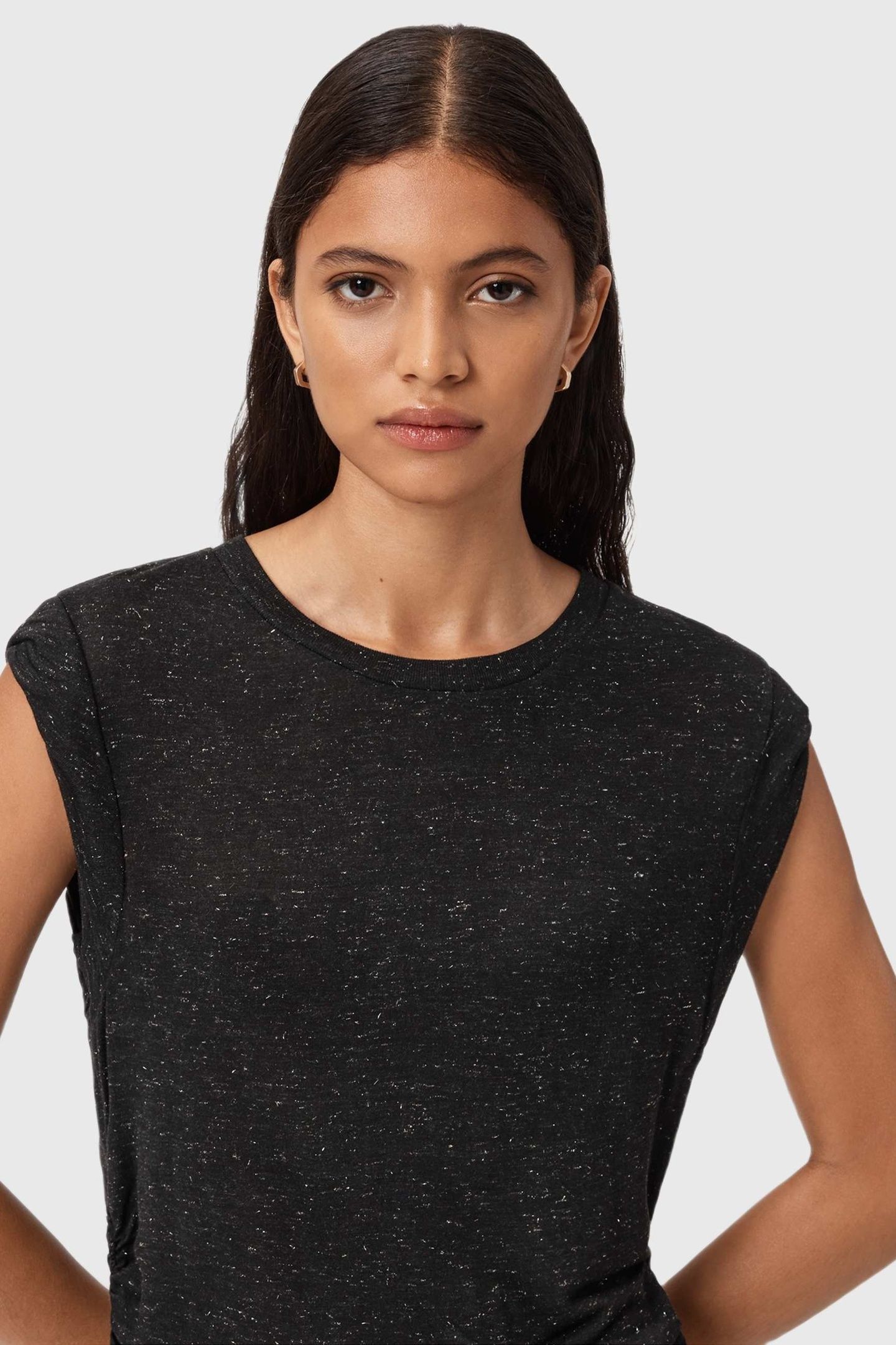 WEST SHIMMER TANK BLACK 6