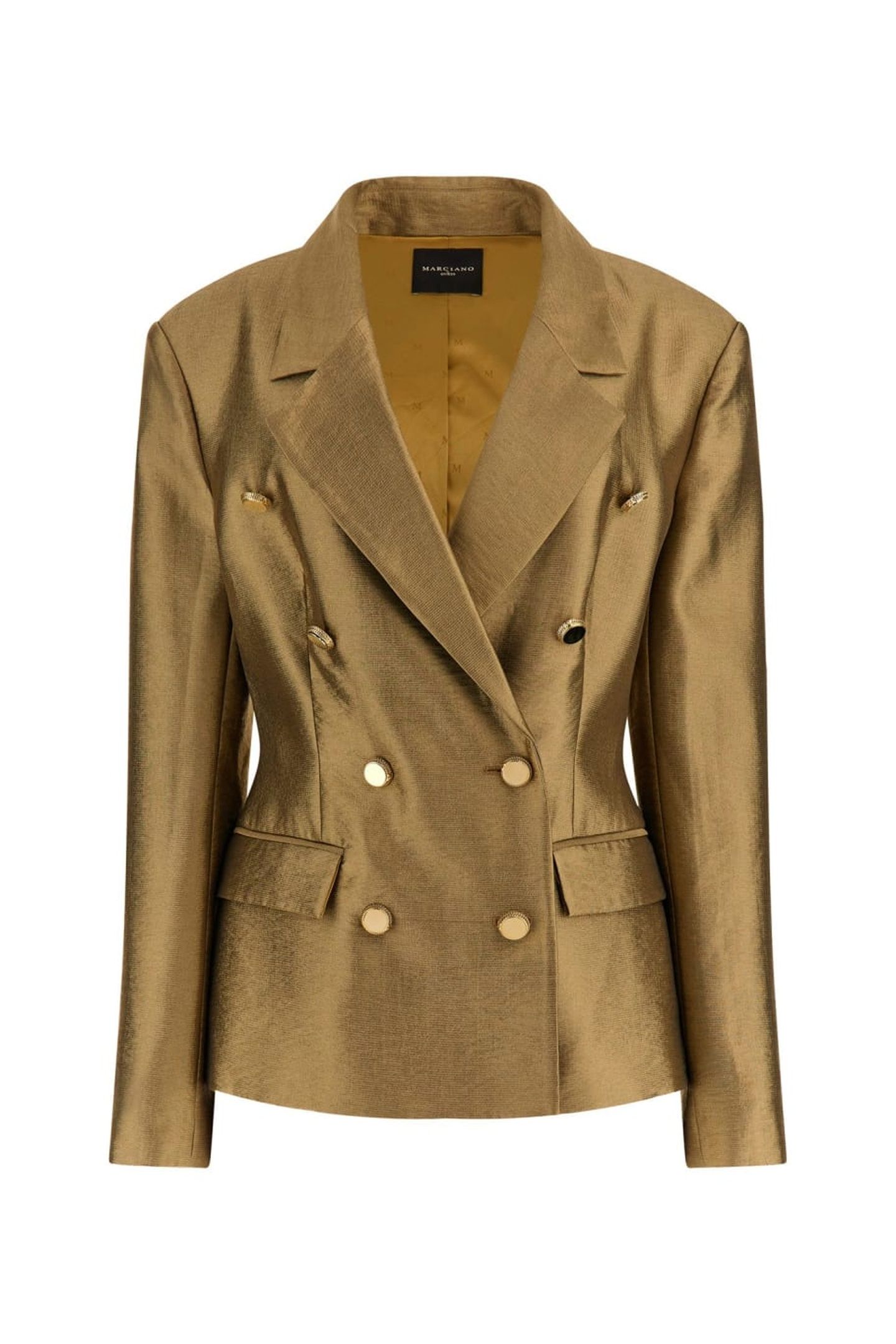 MARCIANO BY GUESS MILLA DOUBLE BREAST JACKET ANTIQUE GOLD MU 4