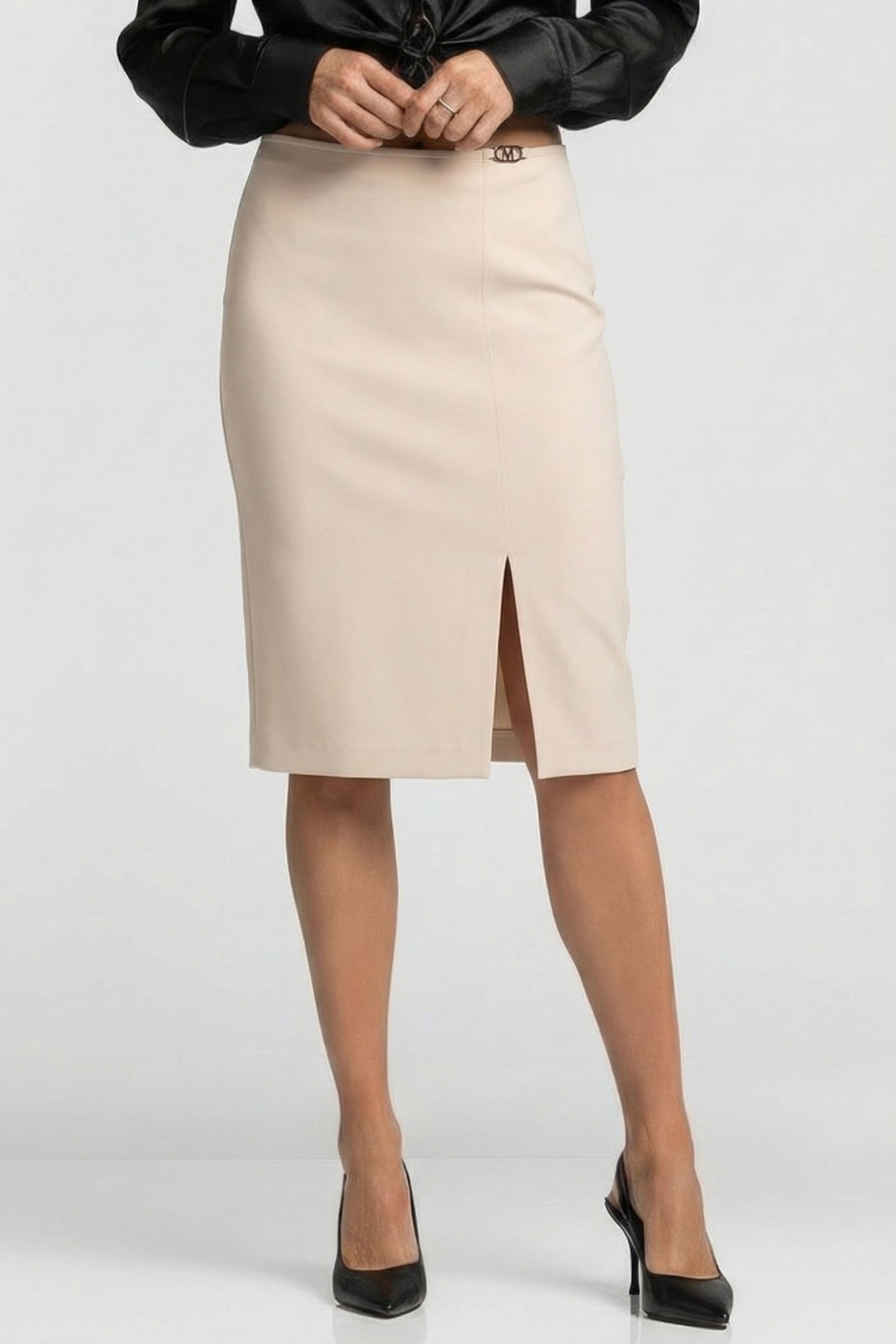 MARCIANO BY GUESS MASHA PENCIL SKIRT MACADAMIA 1